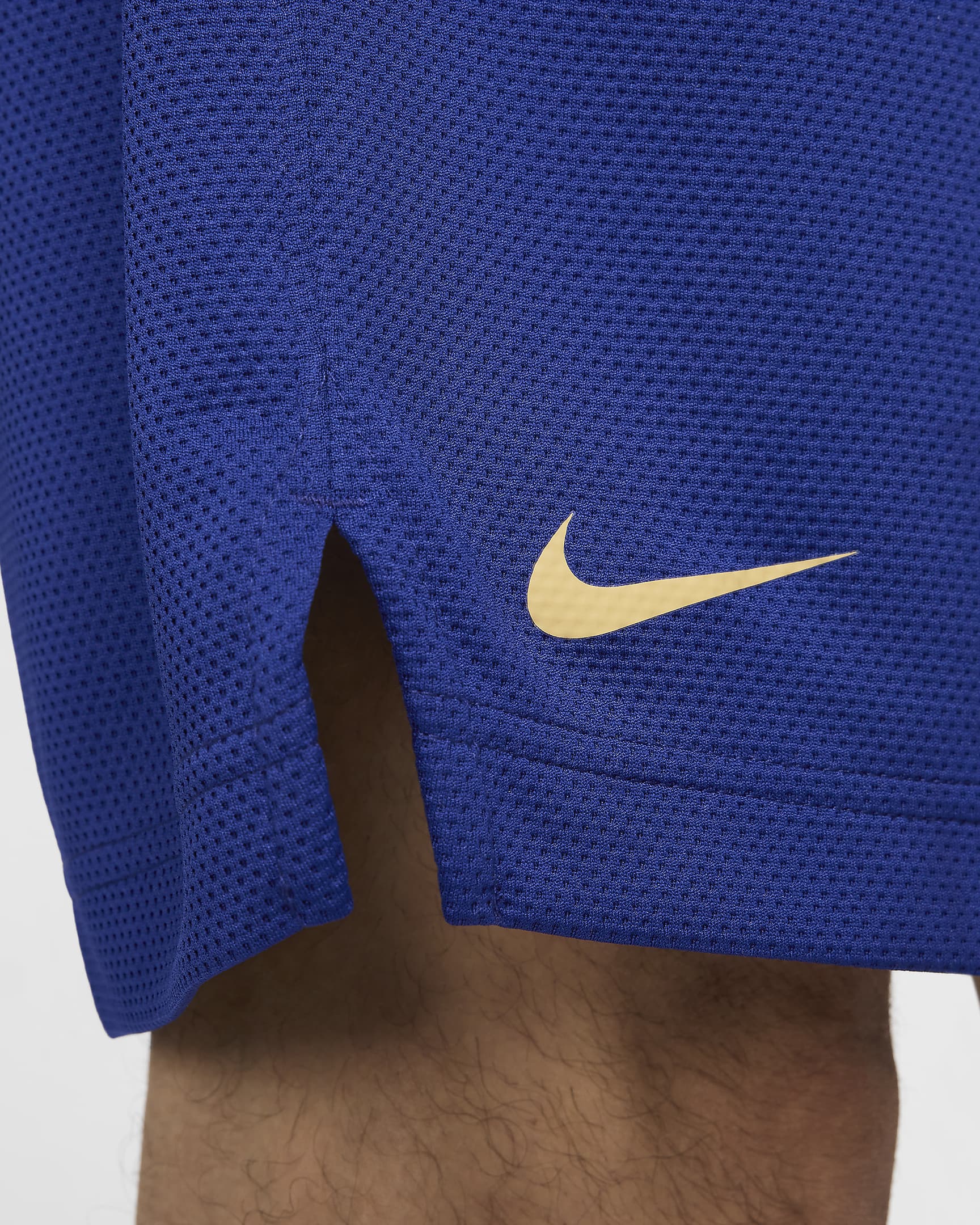 Short de basket replica Nike Dri-FIT FC Barcelona 2024 Domicile pour homme - Deep Royal Blue/Club Gold