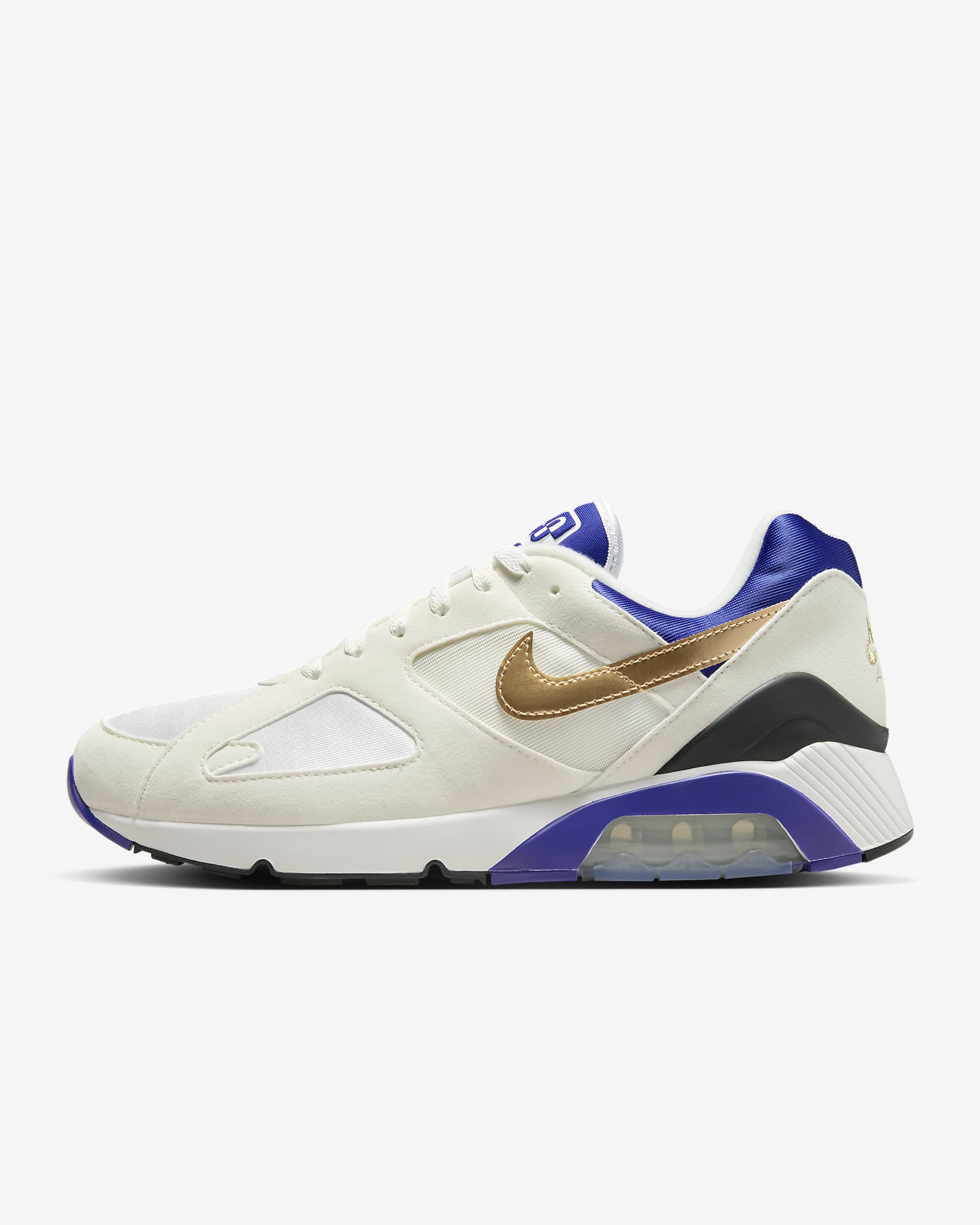 Nike Air 180 Men's Shoes - Summit White/Concord/Black/Metallic Gold