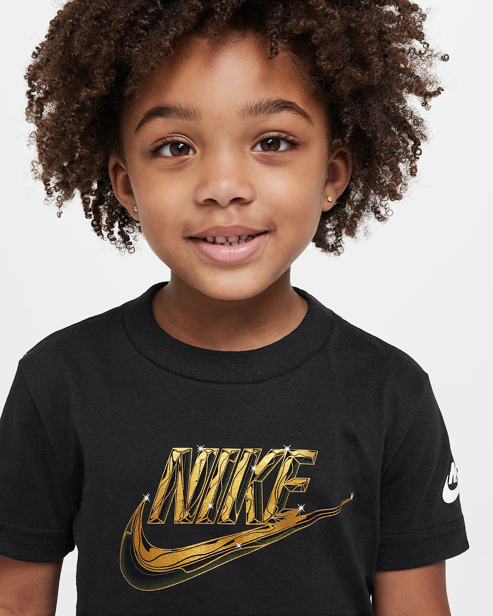 Nike Toddler Metallic Futura T-Shirt. Nike UK