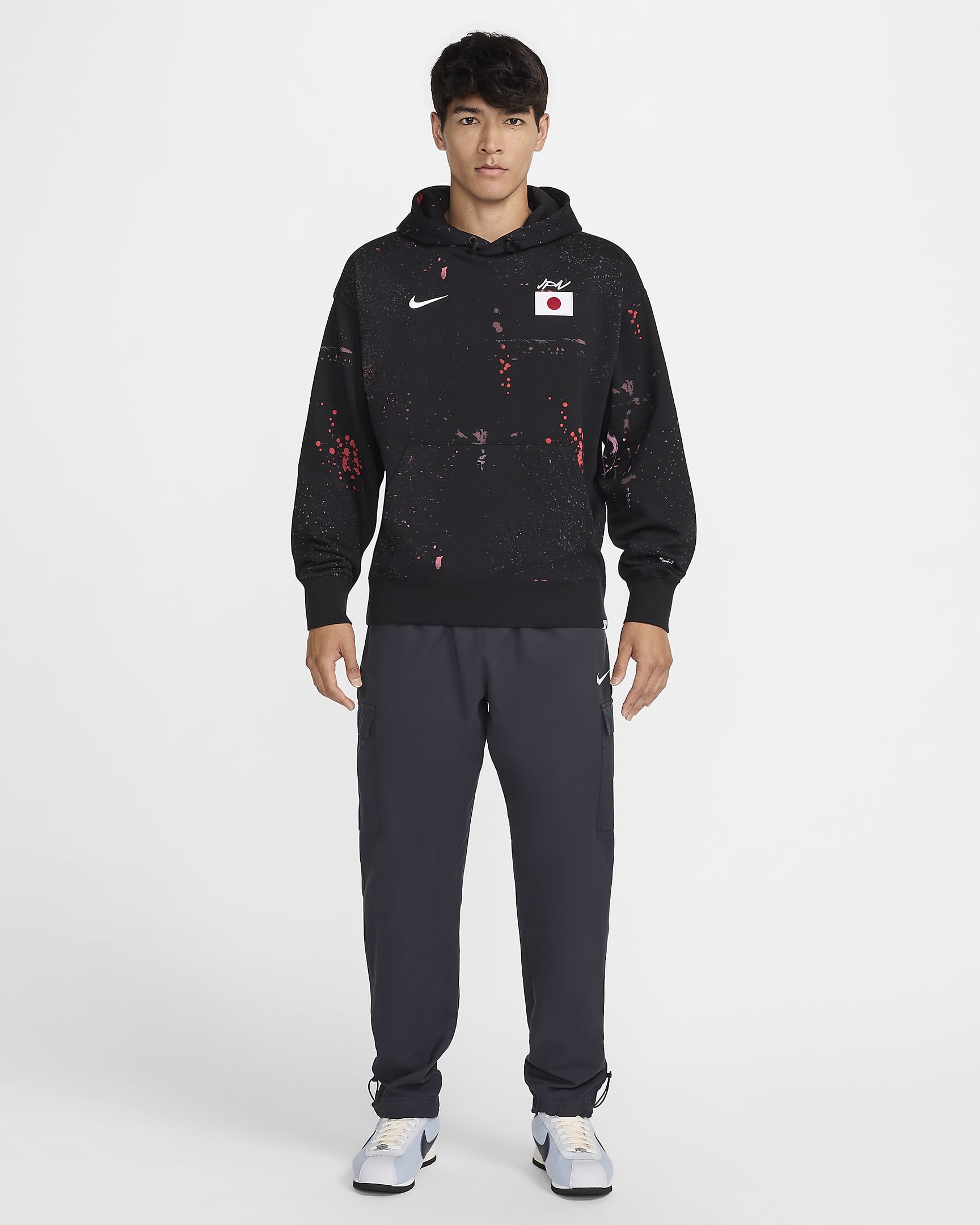 Japan Solo Men's Nike Dri-FIT ADV Breaking Pullover Hoodie - Black/White