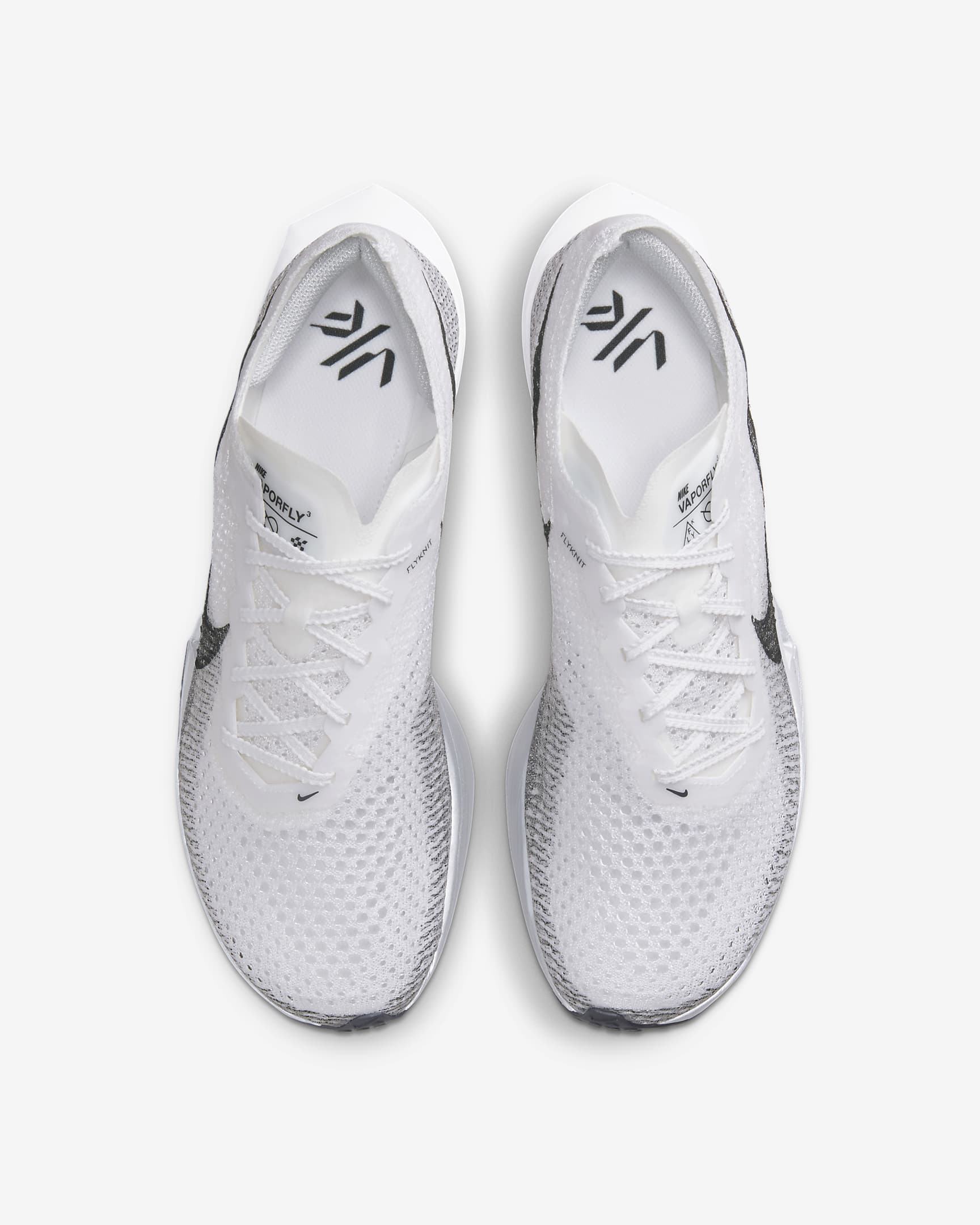 Nike Vaporfly 3 Women's Road Racing Shoes - White/Particle Grey/Metallic Silver/Dark Smoke Grey
