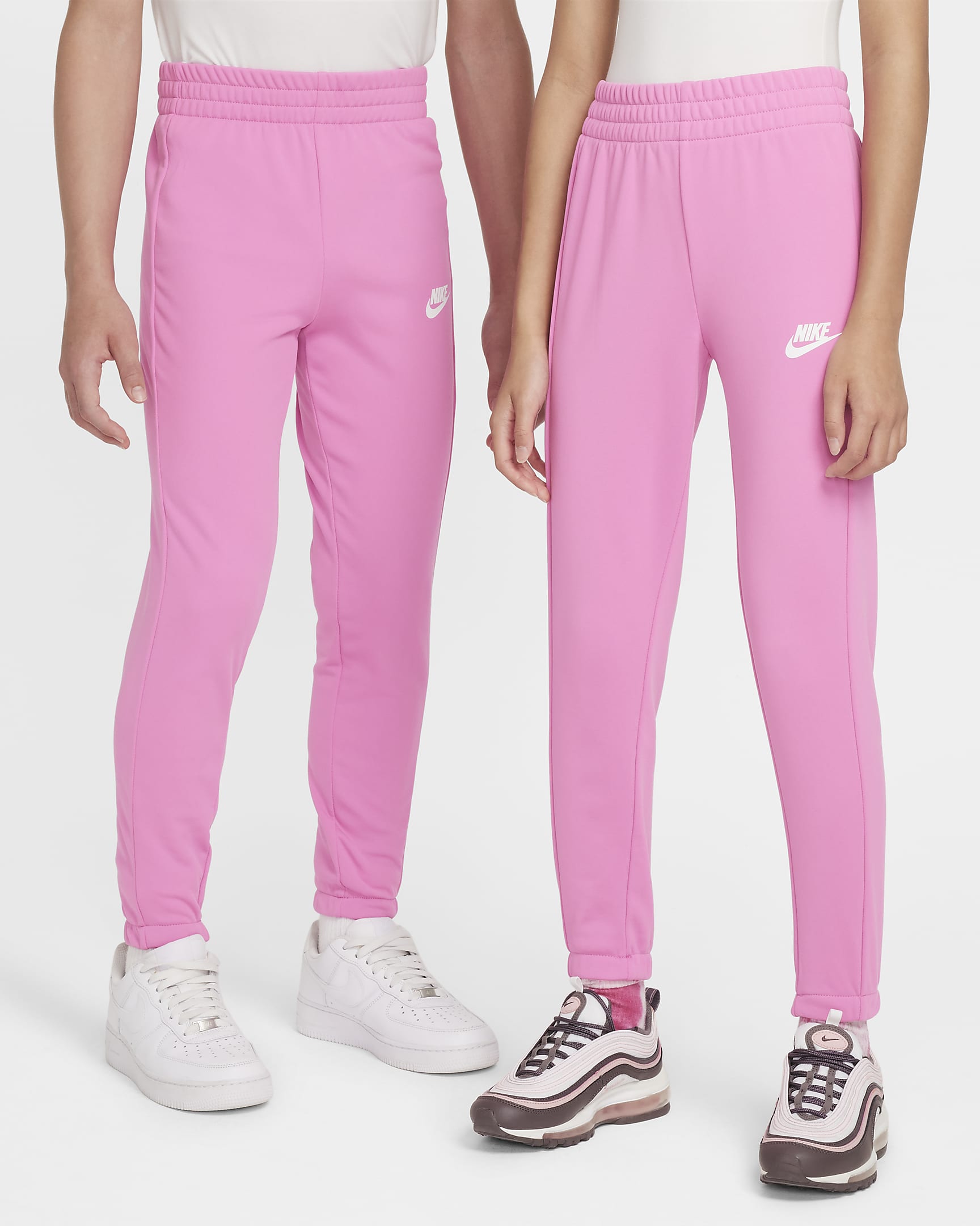 Conjunto de entrenamiento para niños talla grande Nike Sportswear - Rosa alegre/Rosa alegre/Blanco