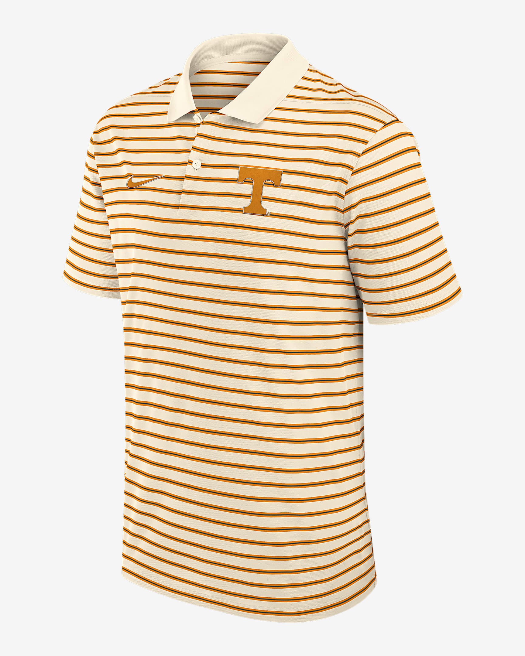 Tennessee Striped Men's Nike Dri-FIT College Polo - Tan/Beige