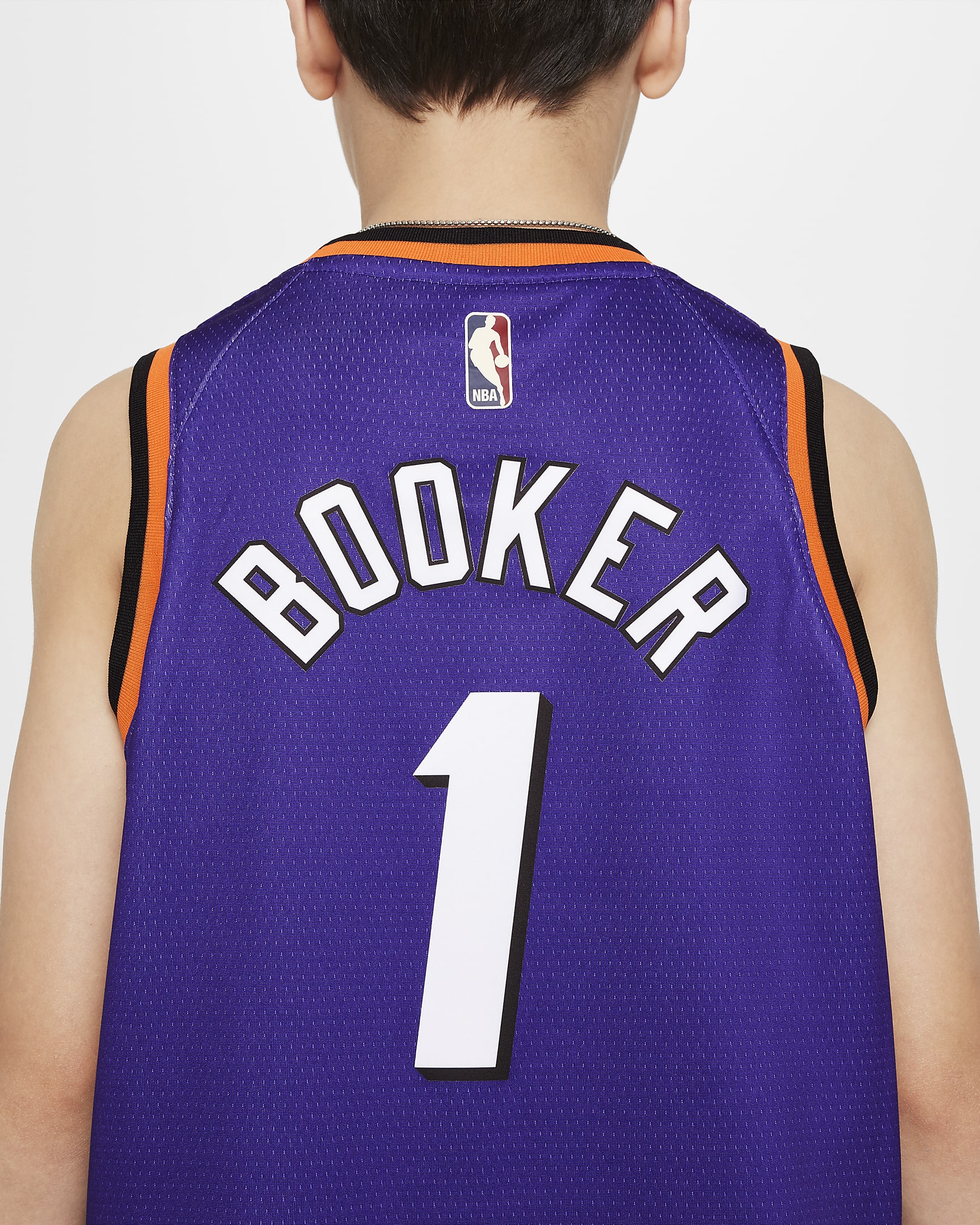 Dres Nike Dri-FIT NBA Swingman Devin Booker Phoenix Suns City pro větší děti - Field Purple