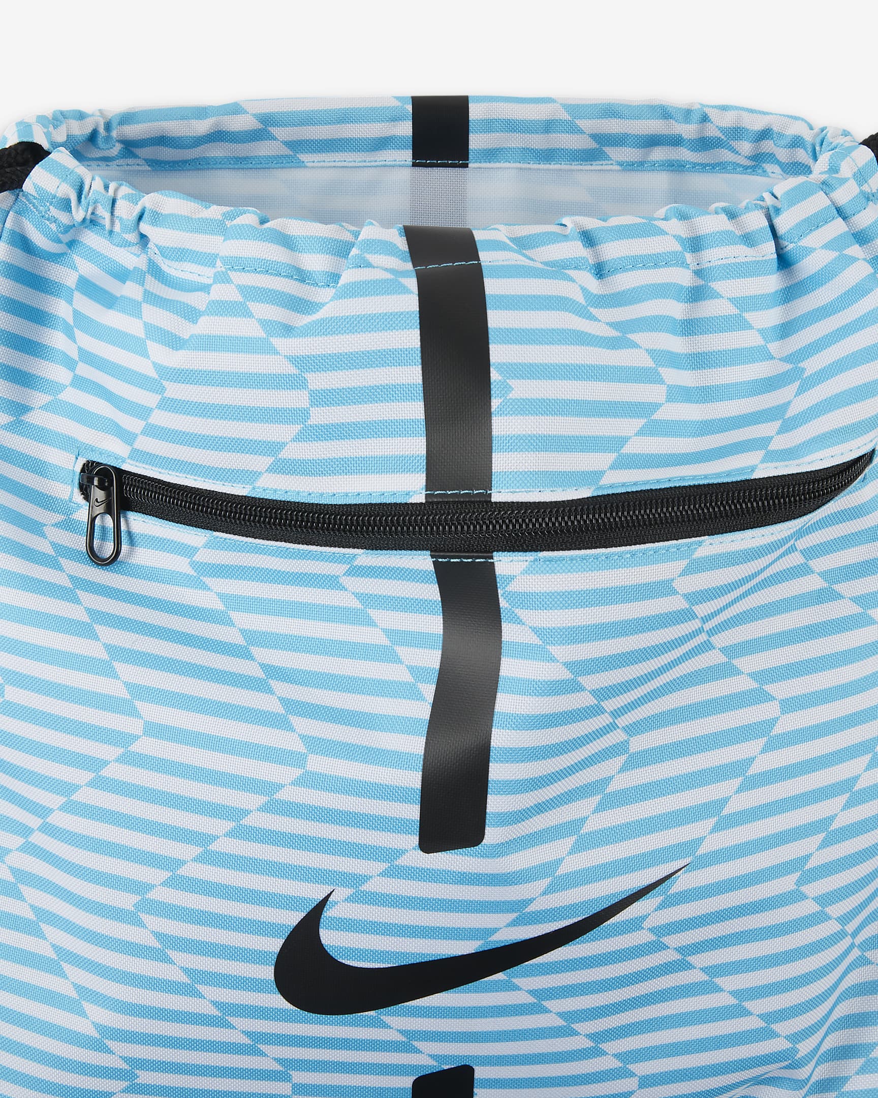 Nike Academy Football Gymsack (18L) - Blue Fury/Black/Black