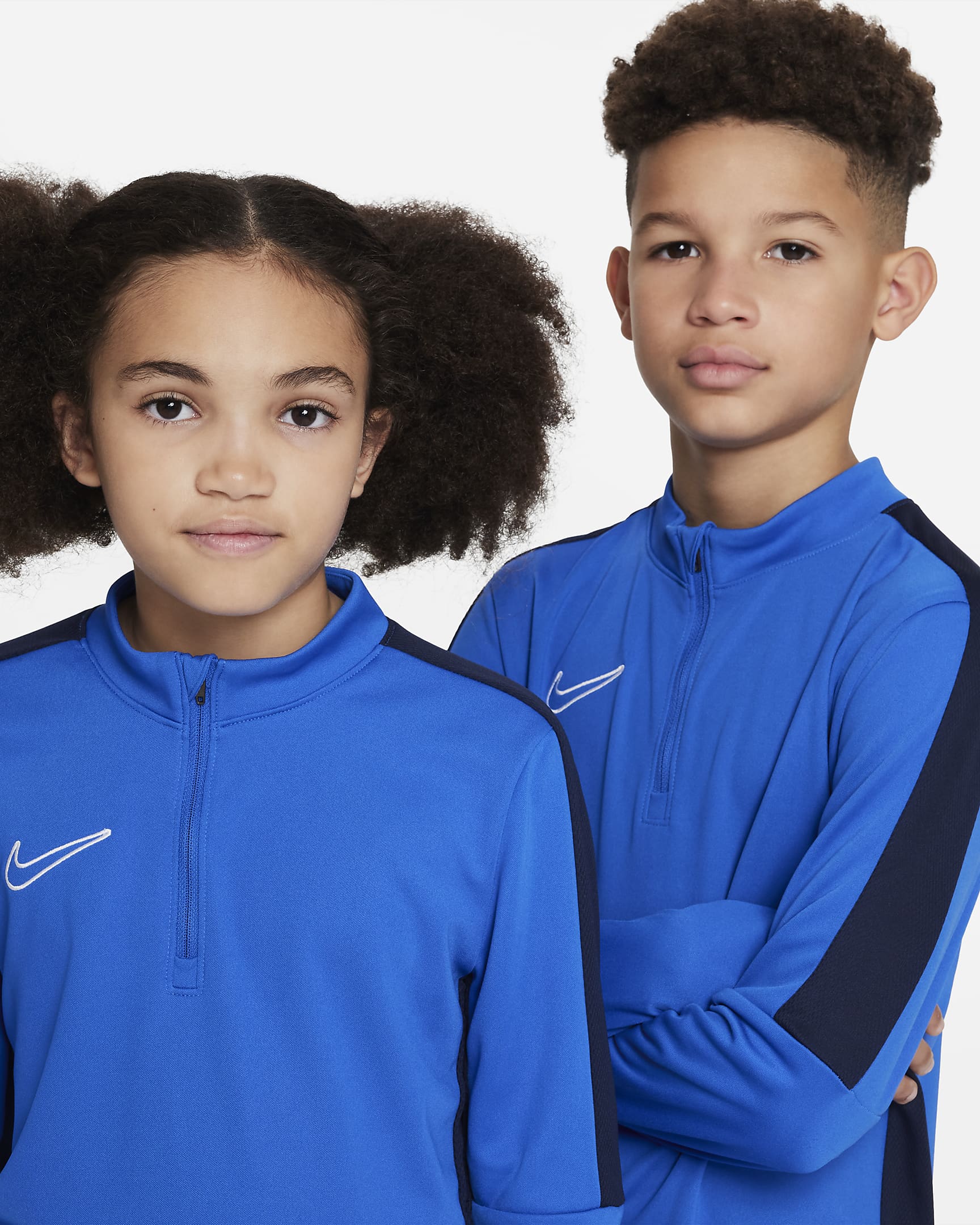 Nike Dri-FIT Academy23 Fußball-Trainingsoberteil für ältere Kinder - Royal Blue/Obsidian/Weiß