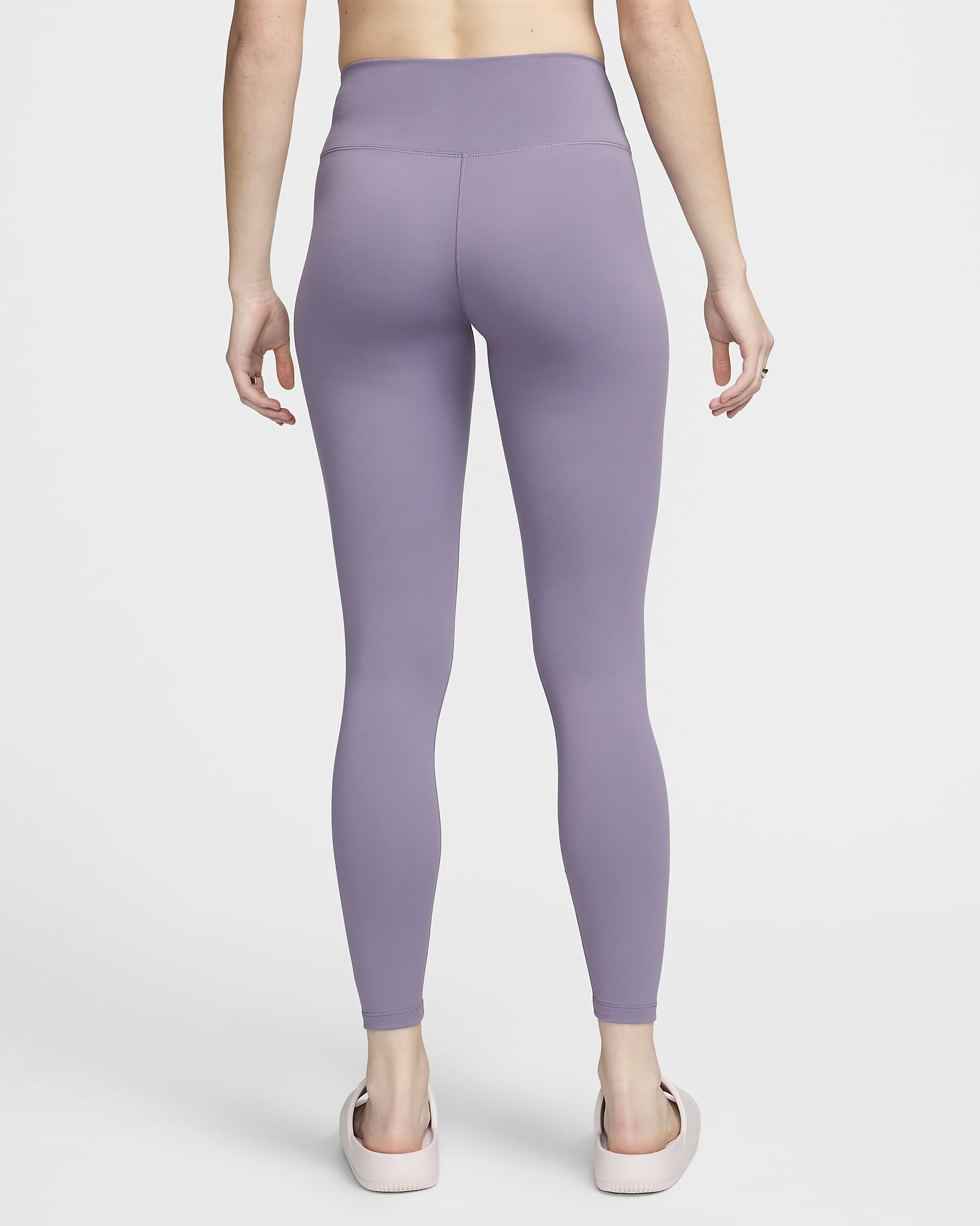 Nike One Leggings in voller Länge mit hohem Bund für Damen - Daybreak/Schwarz