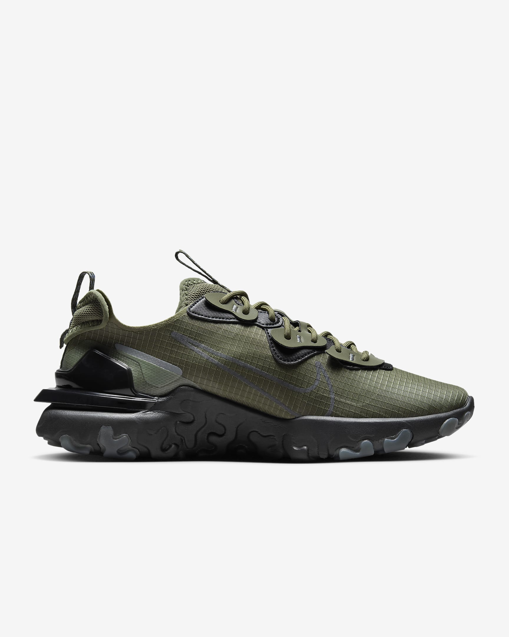 Nike React Vision Zapatillas - Hombre - Medium Olive/Cool Grey/Negro