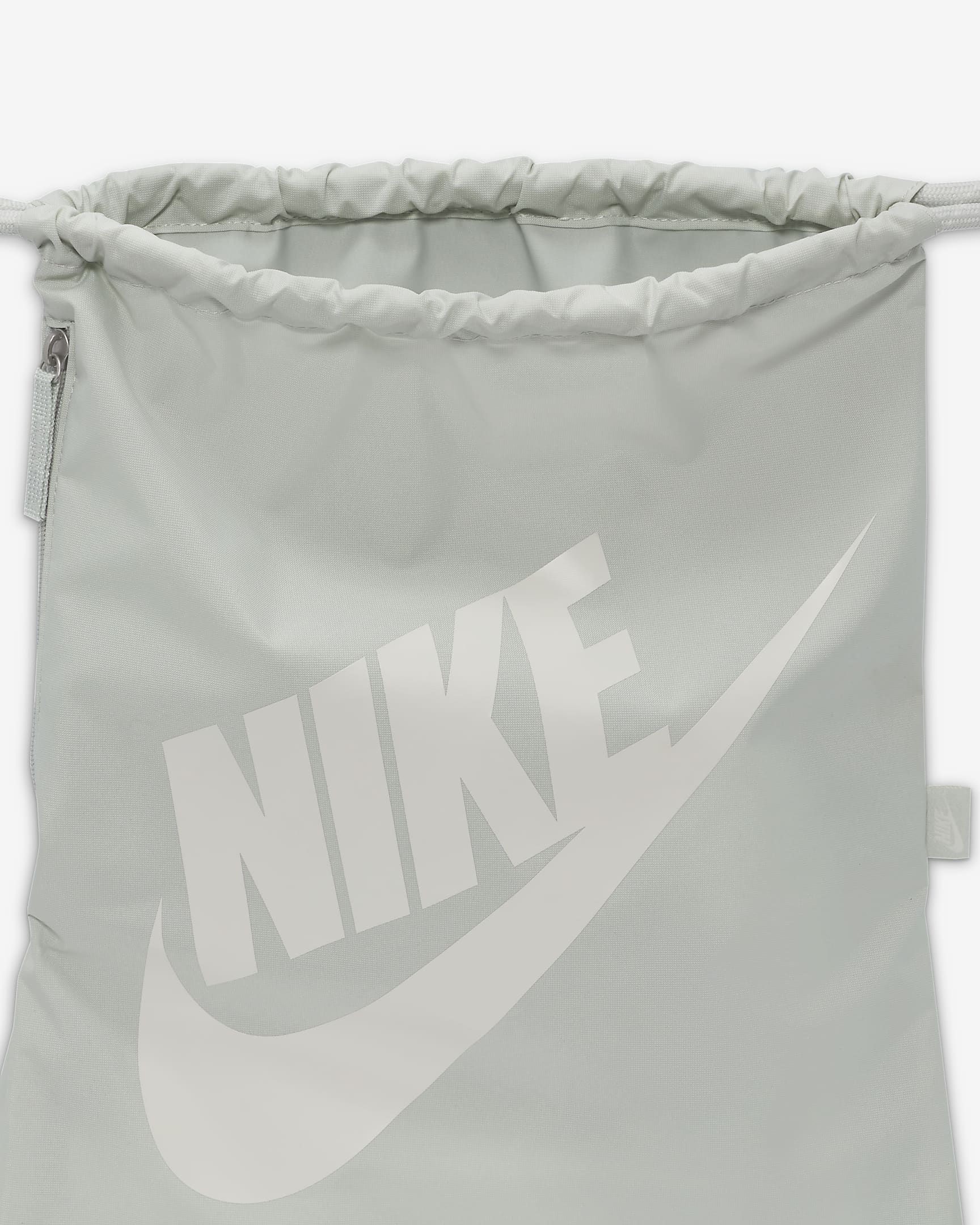 Nike Heritage Bolsa con cordón (13 l) - Plata claro/Plata claro/Phantom