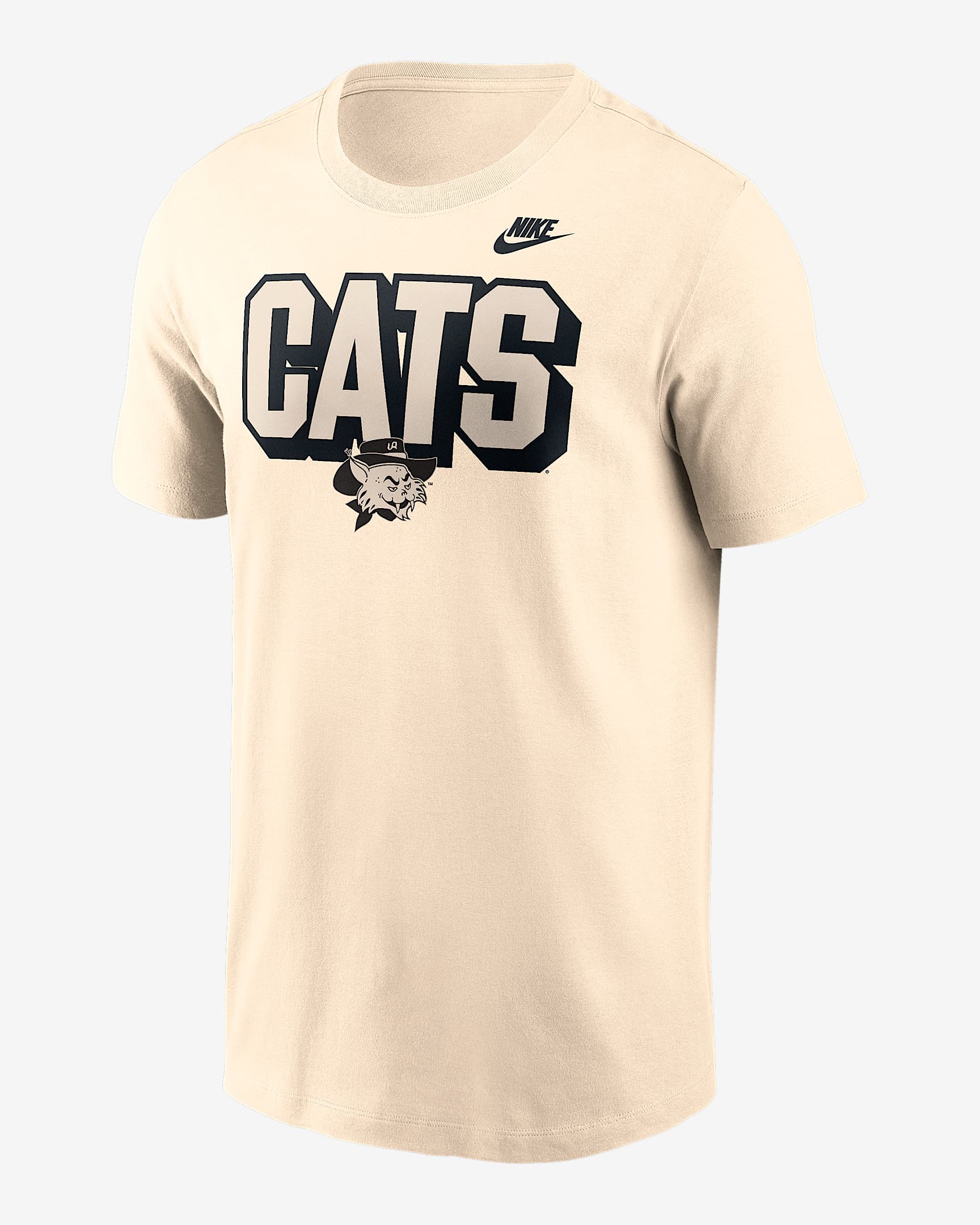 Playera universitaria Nike para hombre Arizona Team Bold - Natural