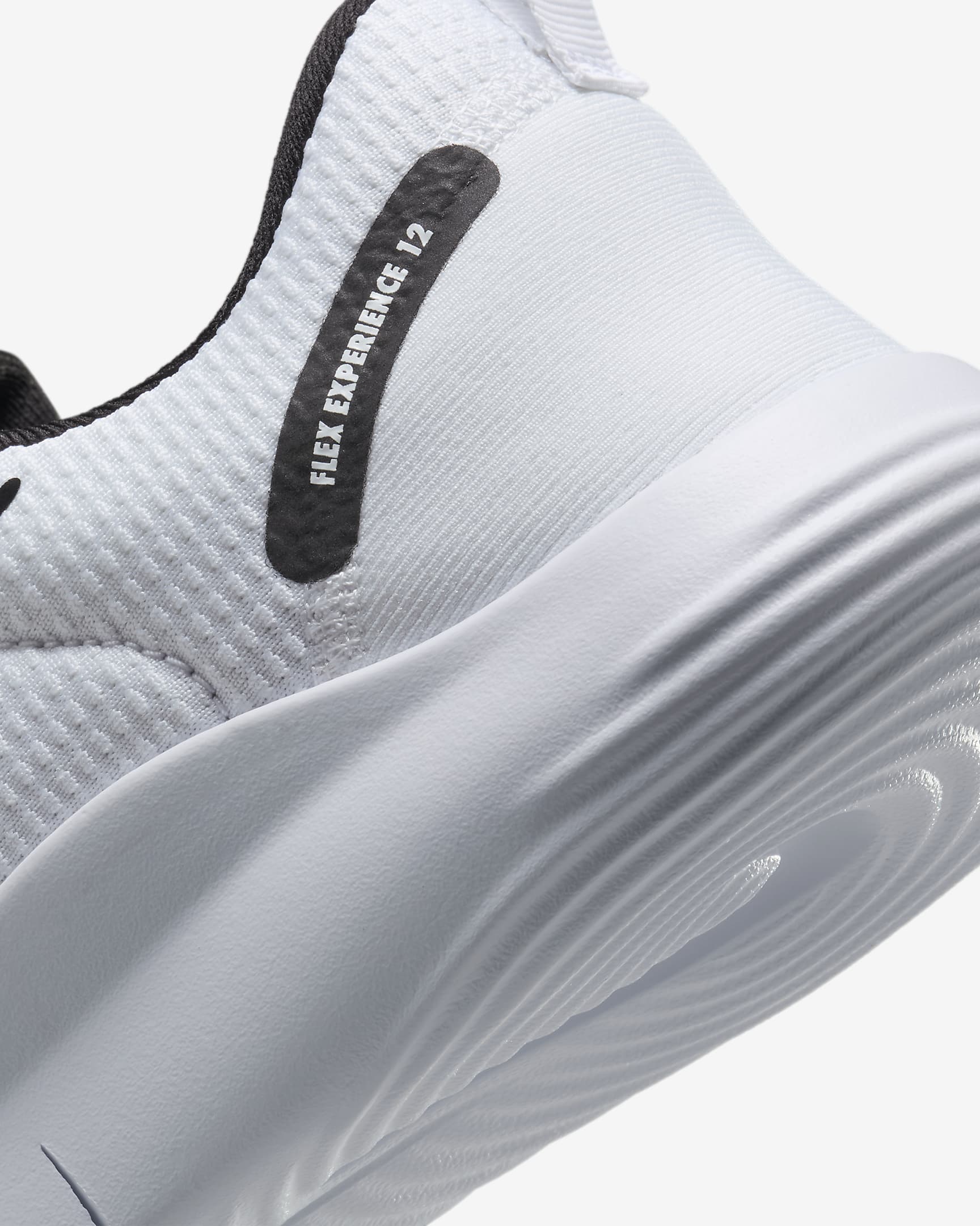 Chaussure de running sur route Nike Flex Experience Run 12 pour homme - Blanc/Blanc/Noir