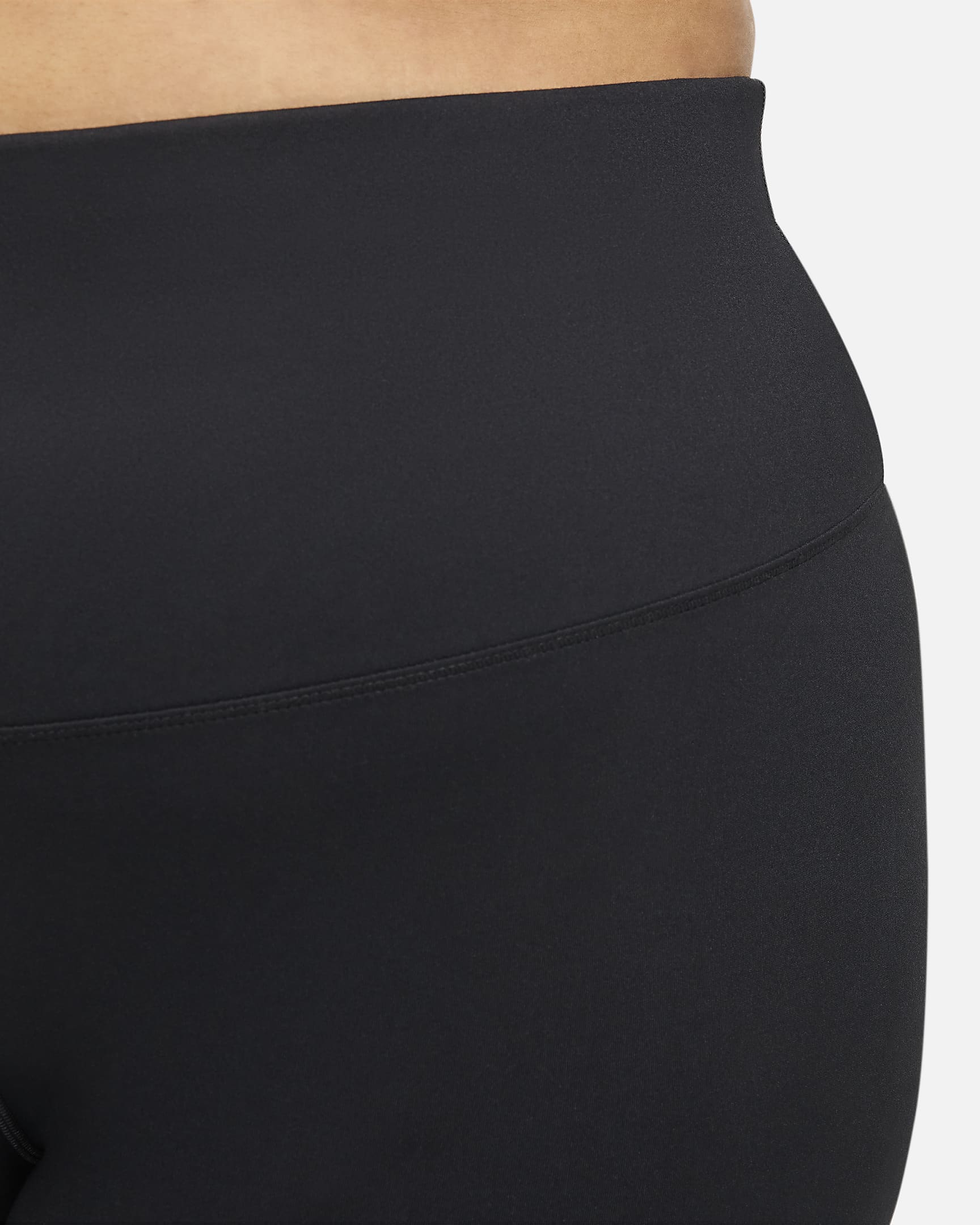 Nike One Women's High-Waisted Full-Length Leggings (Plus Size) - Black/Black