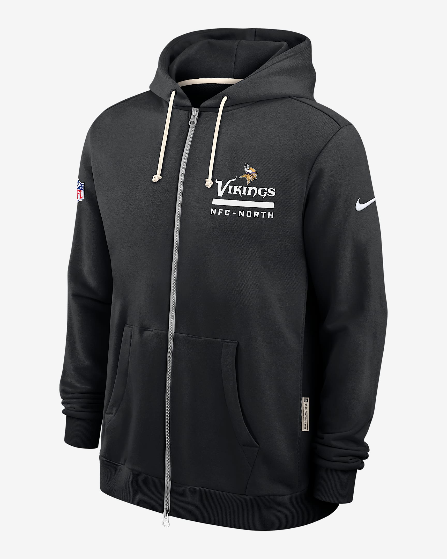 Minnesota Vikings Utility Player Sideline Men's Nike Dri-FIT NFL Full-Zip Hoodie - Black