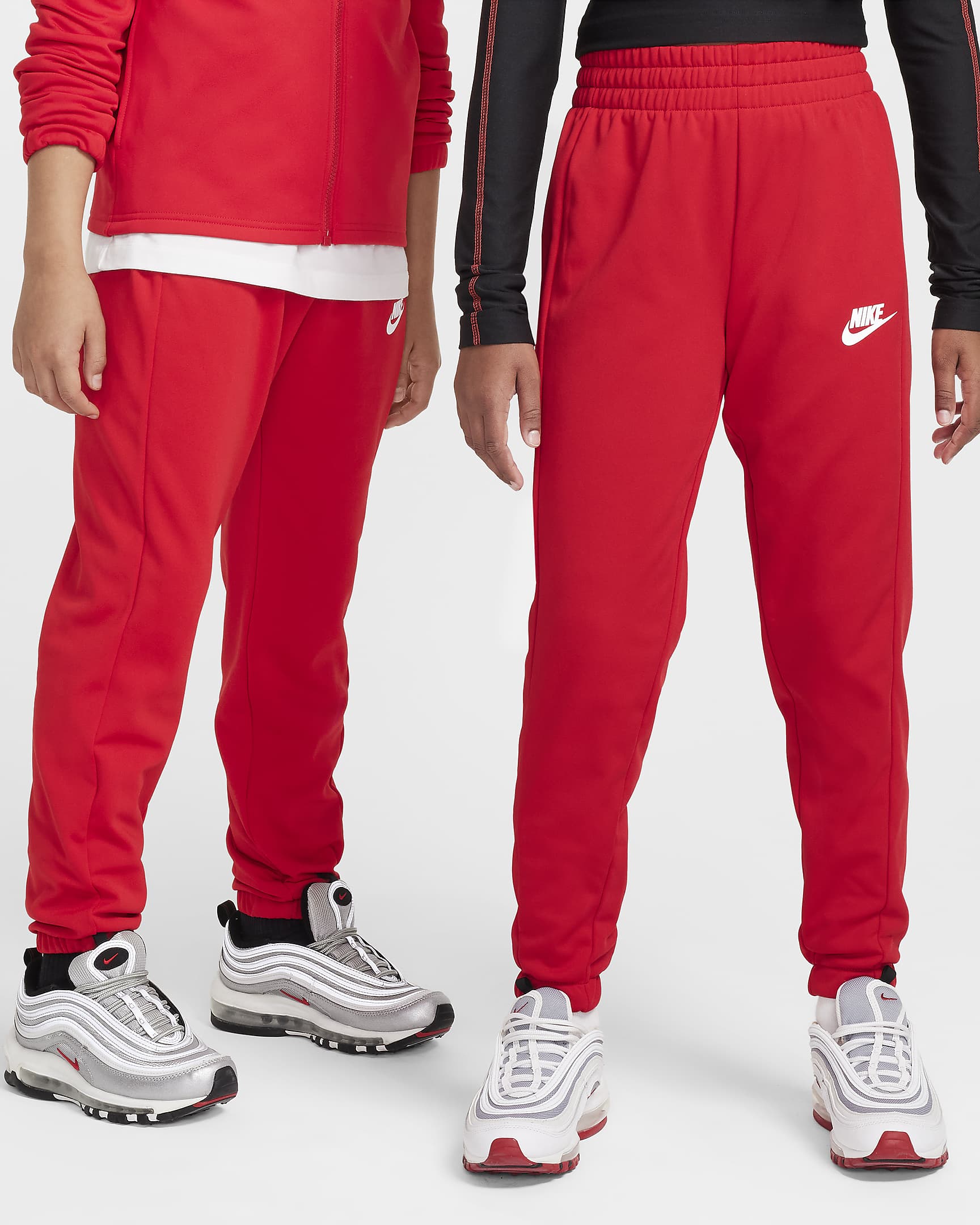 Φόρμα Nike Sportswear για μεγάλα παιδιά - University Red/University Red/Λευκό