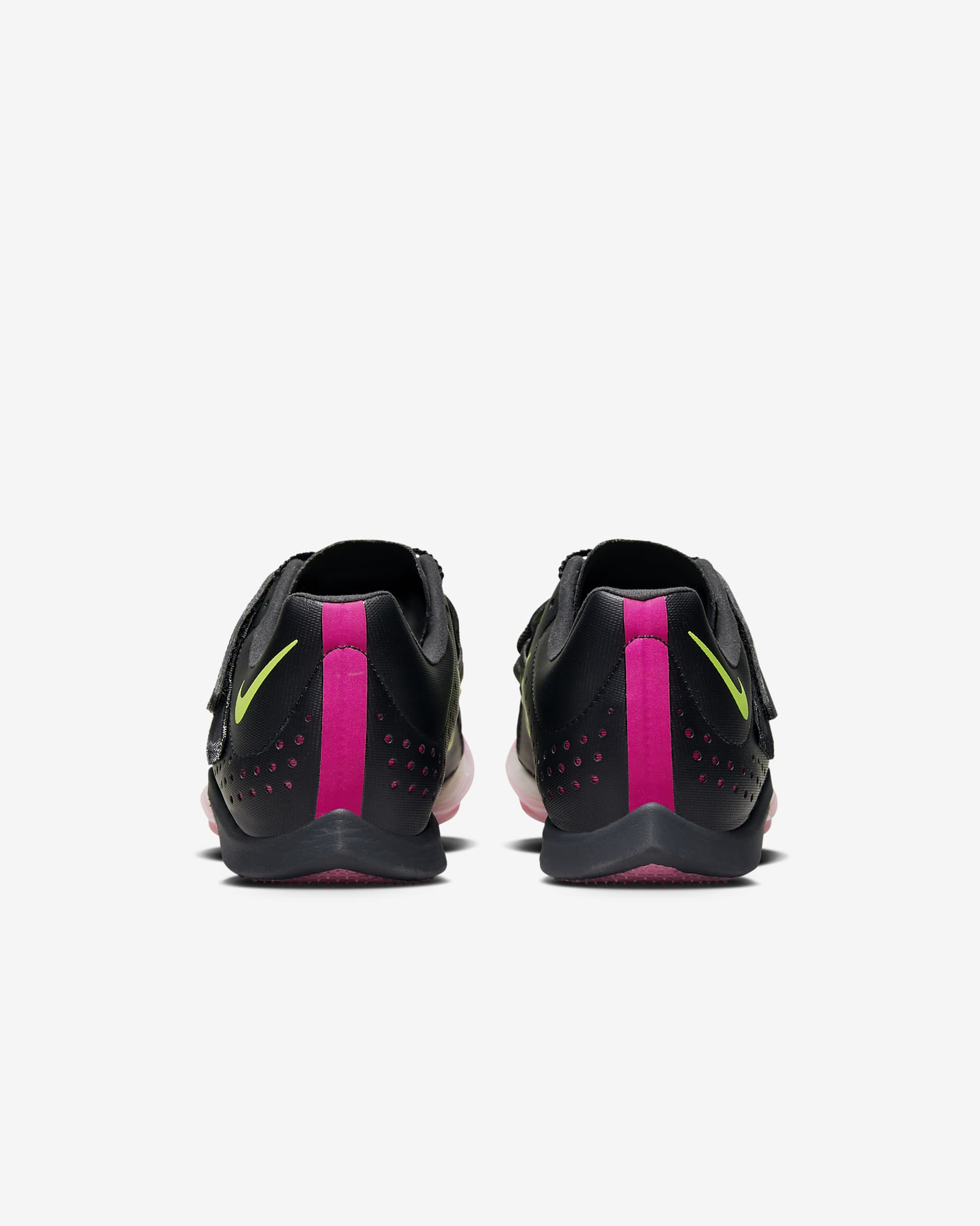 Nike Air Zoom LJ Elite Sabatilles amb claus de salt d'atletisme - Anthracite/Negre/Fierce Pink