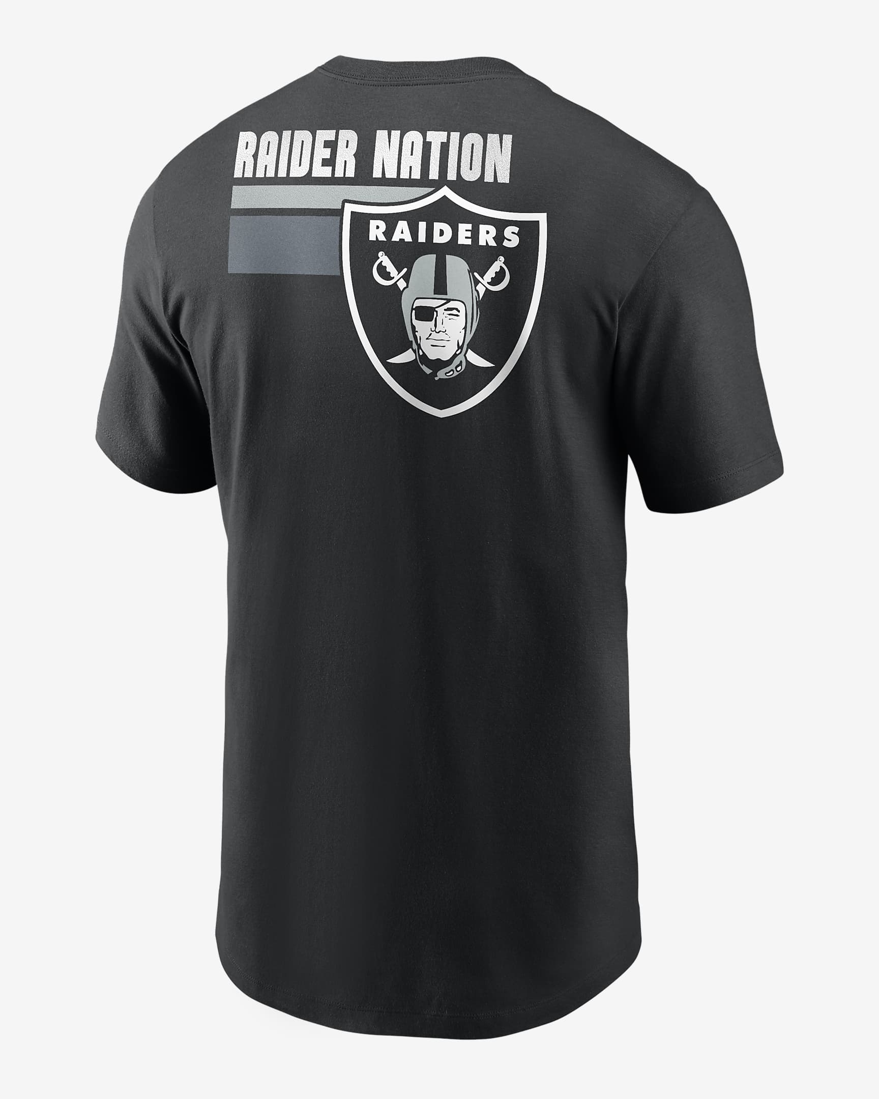 Las Vegas Raiders Blitz Team Essential Men's Nike NFL T-Shirt. Nike.com
