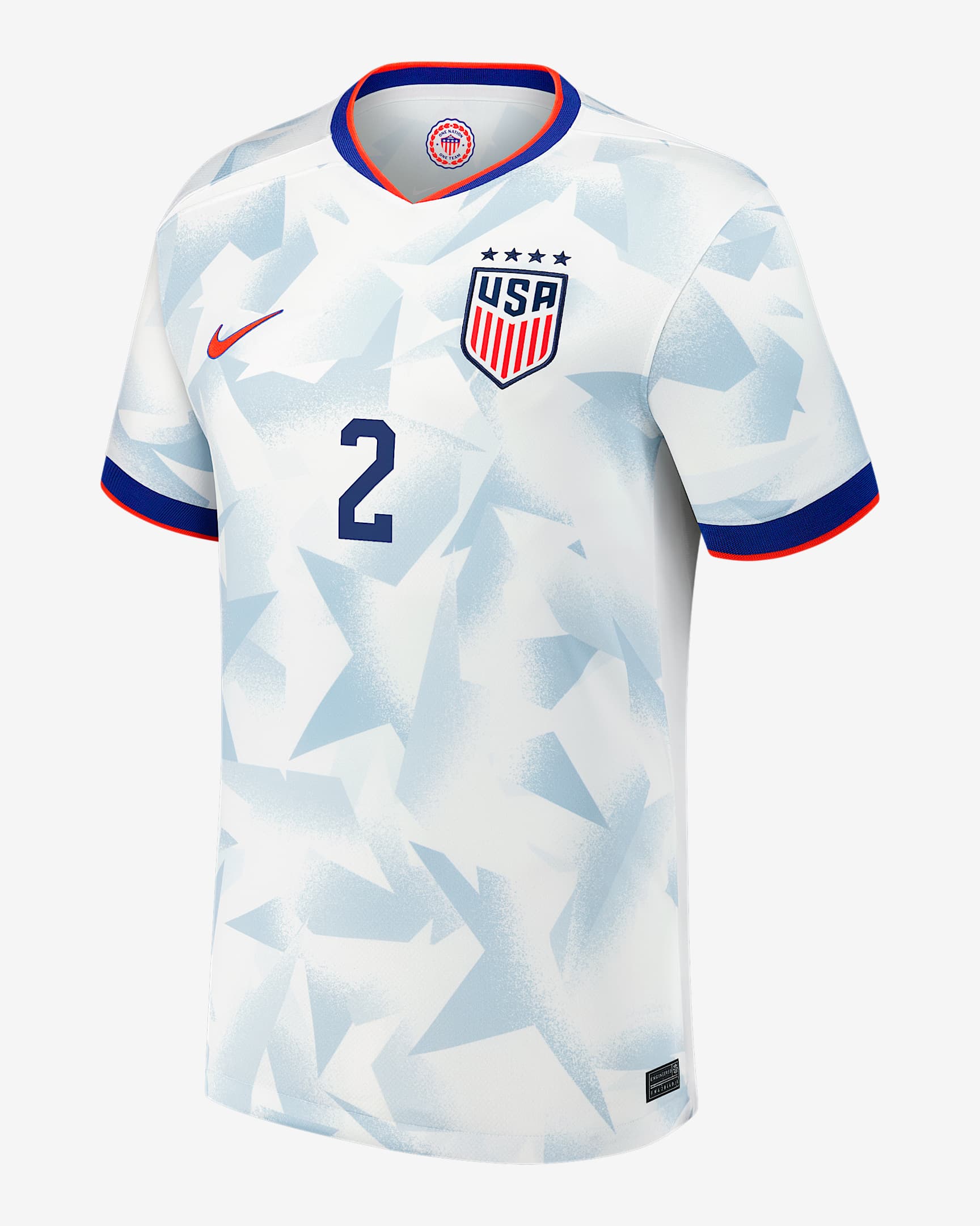 Trinity Rodman USWNT 2025 Stadium Home Men's Nike Dri-FIT Soccer Jersey - White