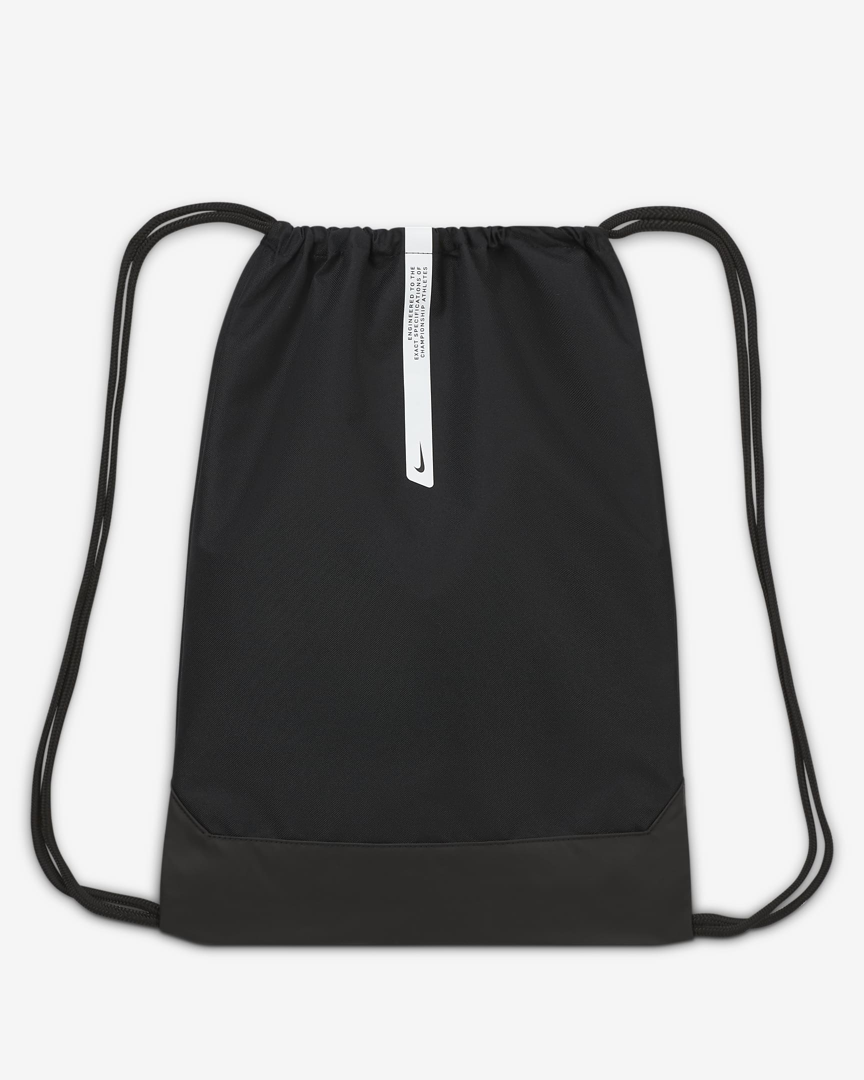 Nike Academy Football Gymsack (18L) - Black/Black/White