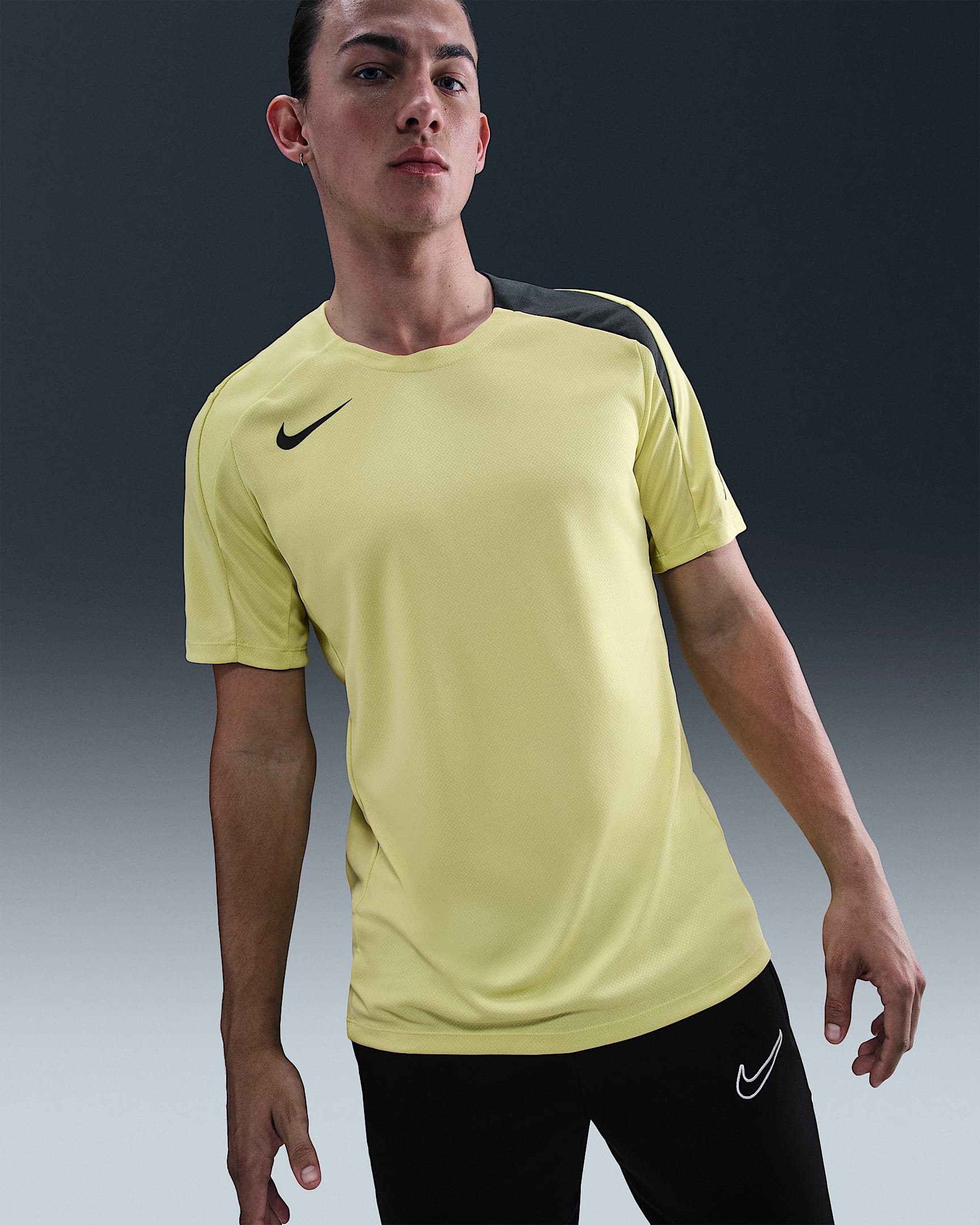 Nike Strike Dri-FIT Fußballoberteil (Herren) - Limelight/Limelight/Seaweed/Schwarz