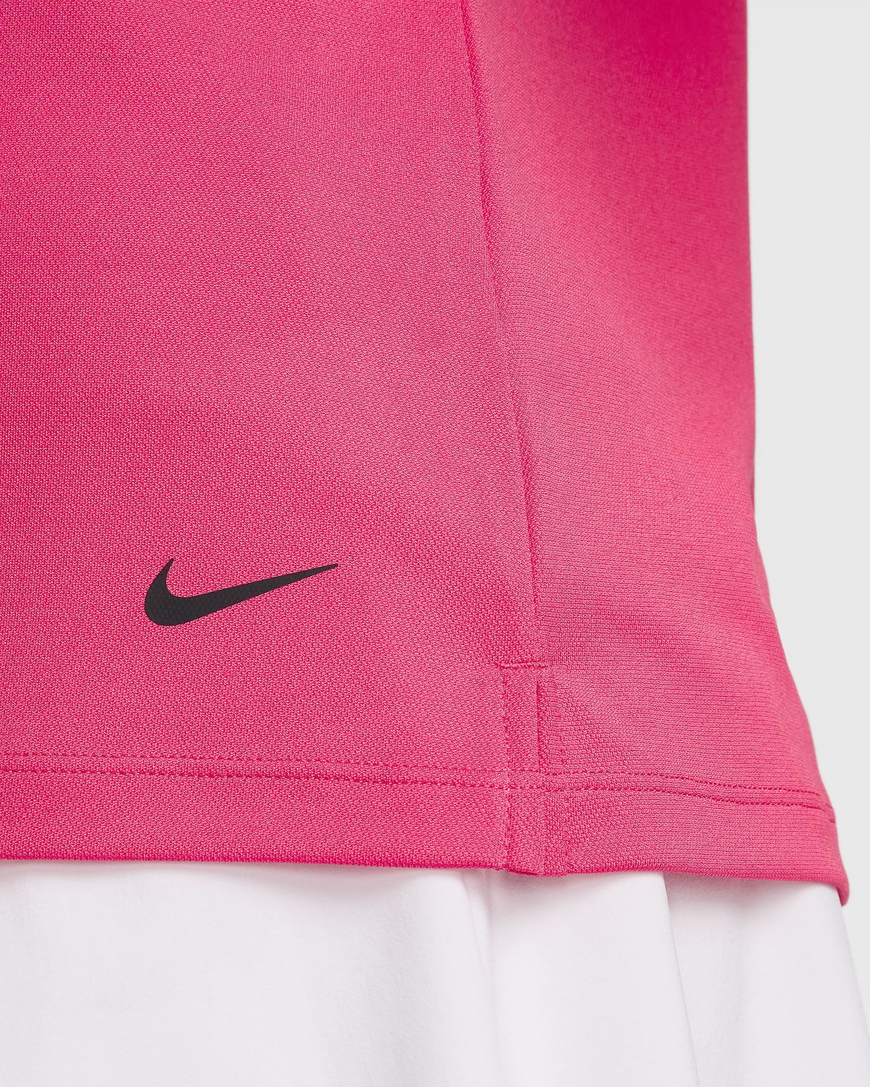 Nike Dri-FIT Victory Kadın Golf Polo Üst - Aster Pink/Siyah