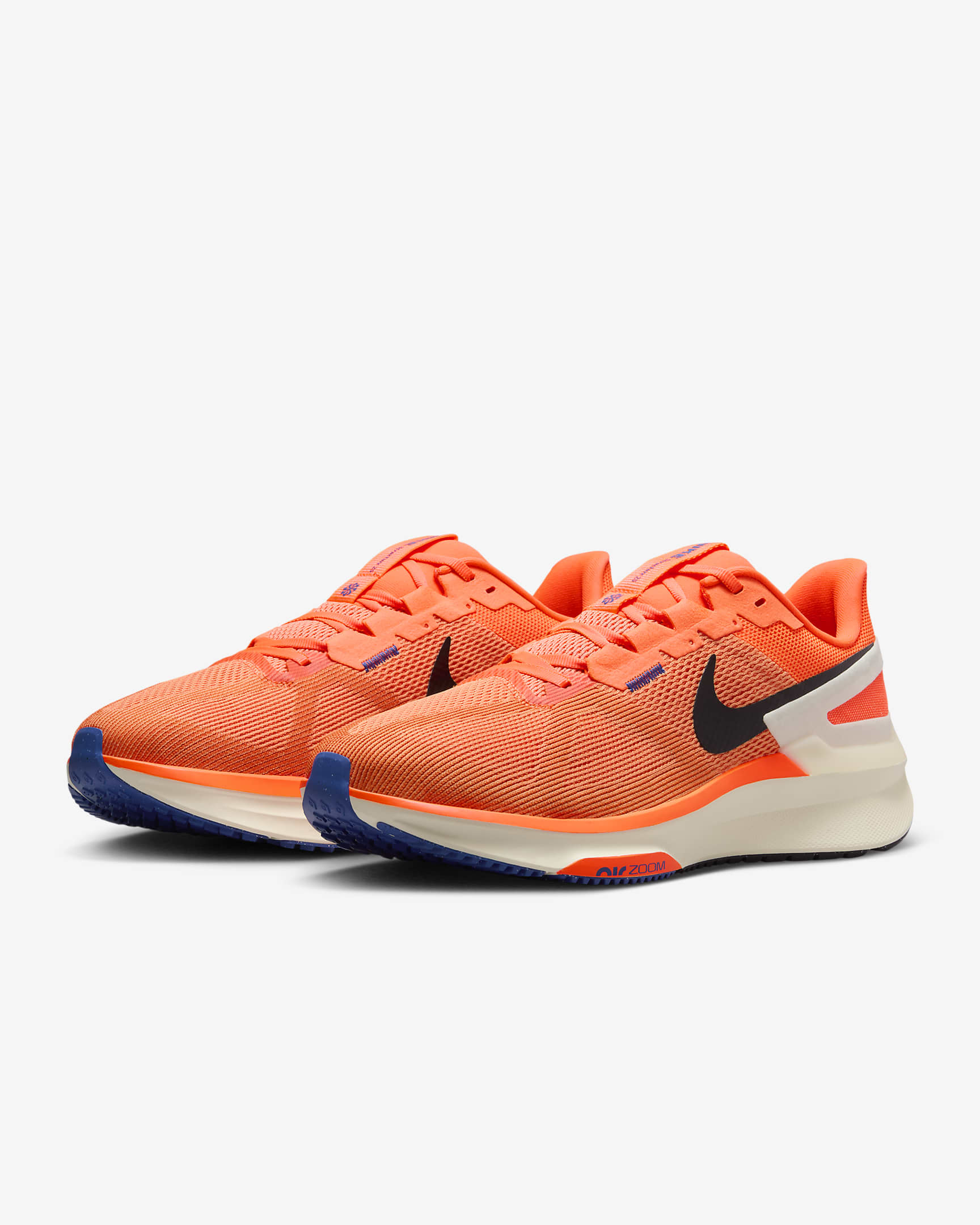 Nike Structure 25 férfi országúti futócipő (extra széles kialakítású) - Hyper Crimson/Astronomy Blue/Pale Ivory/Fekete