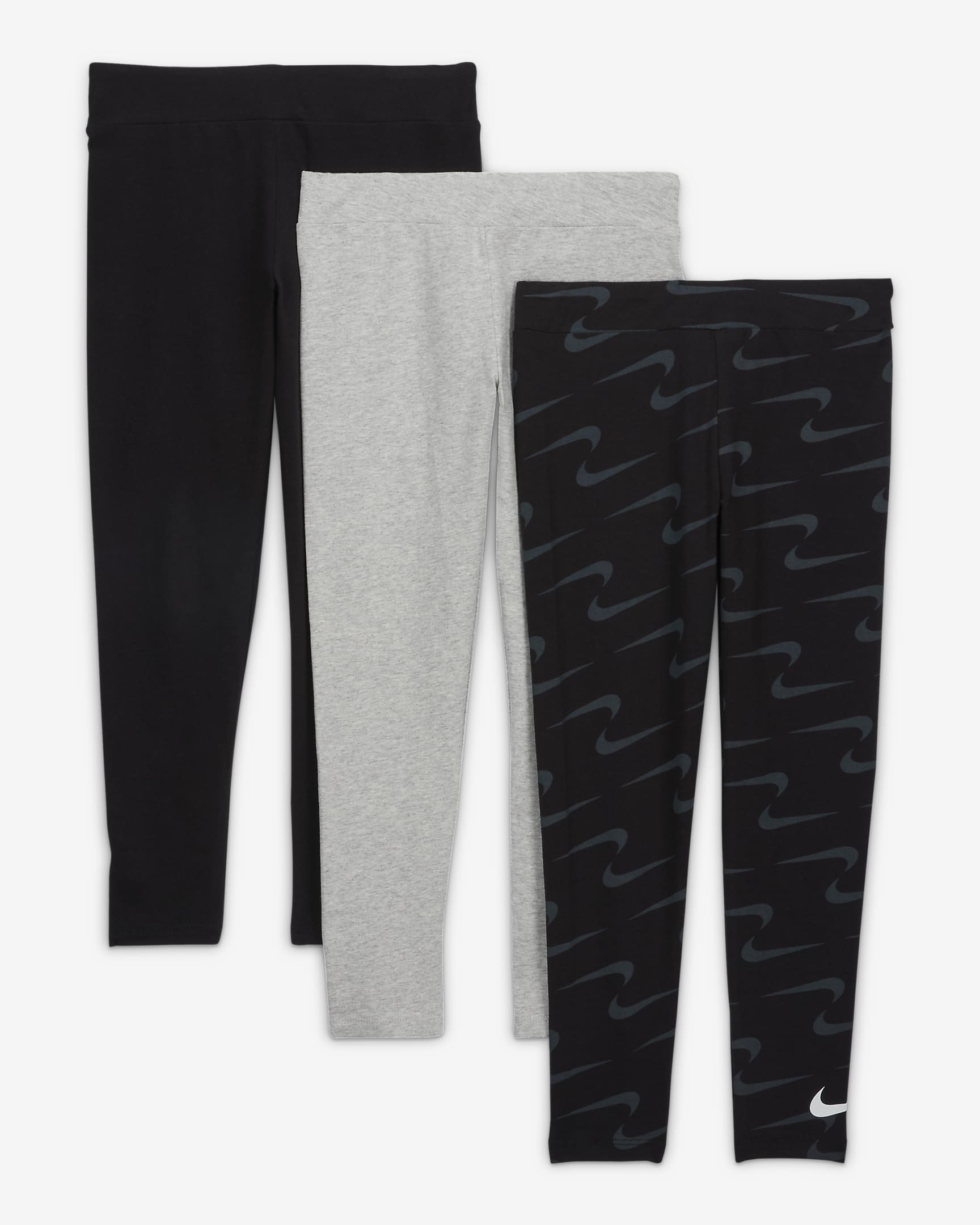 Nike Little Kids' Leggings (3-Pack) - Black