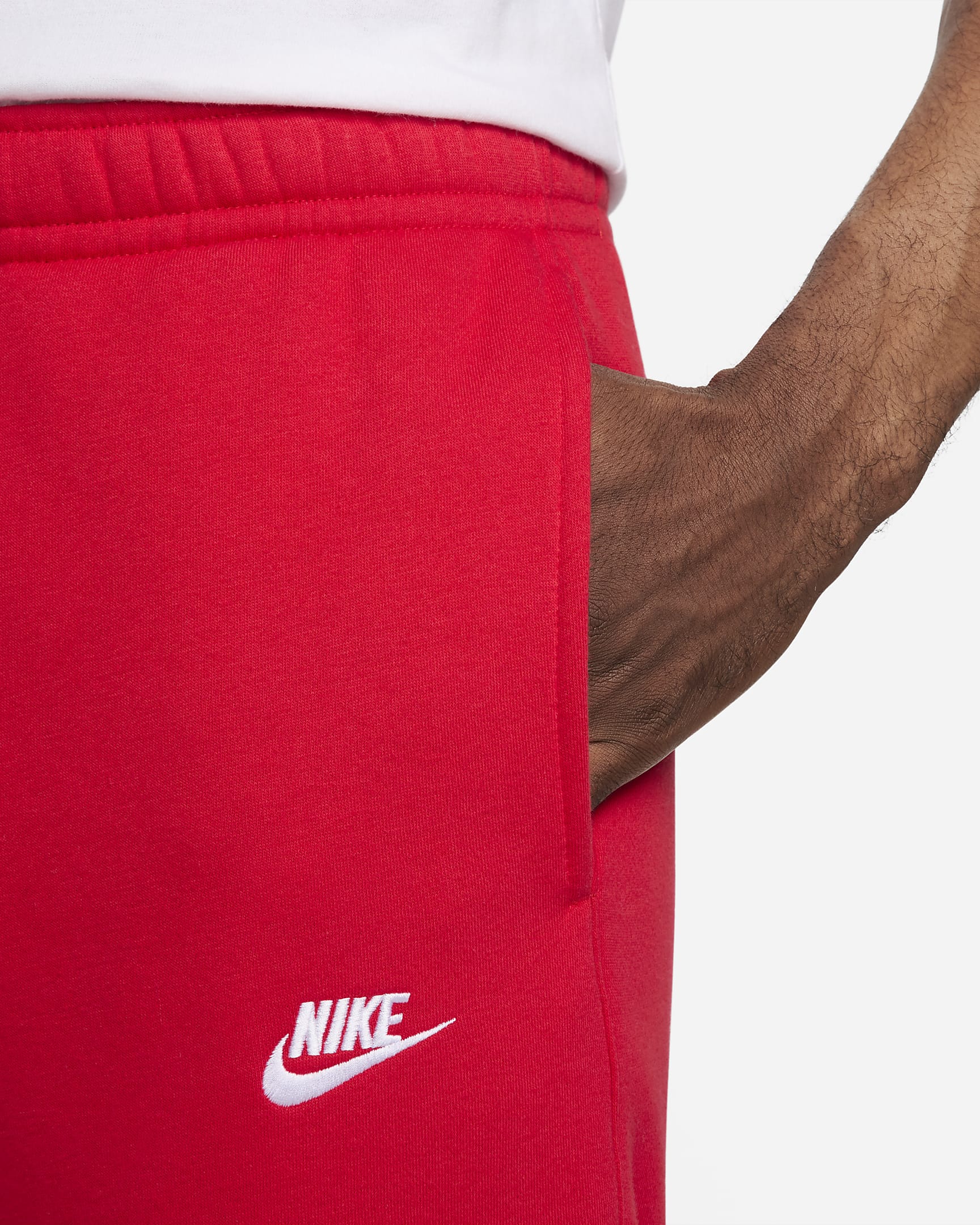 Nike Sportswear Club Fleece-joggers - University Red/University Red/hvid