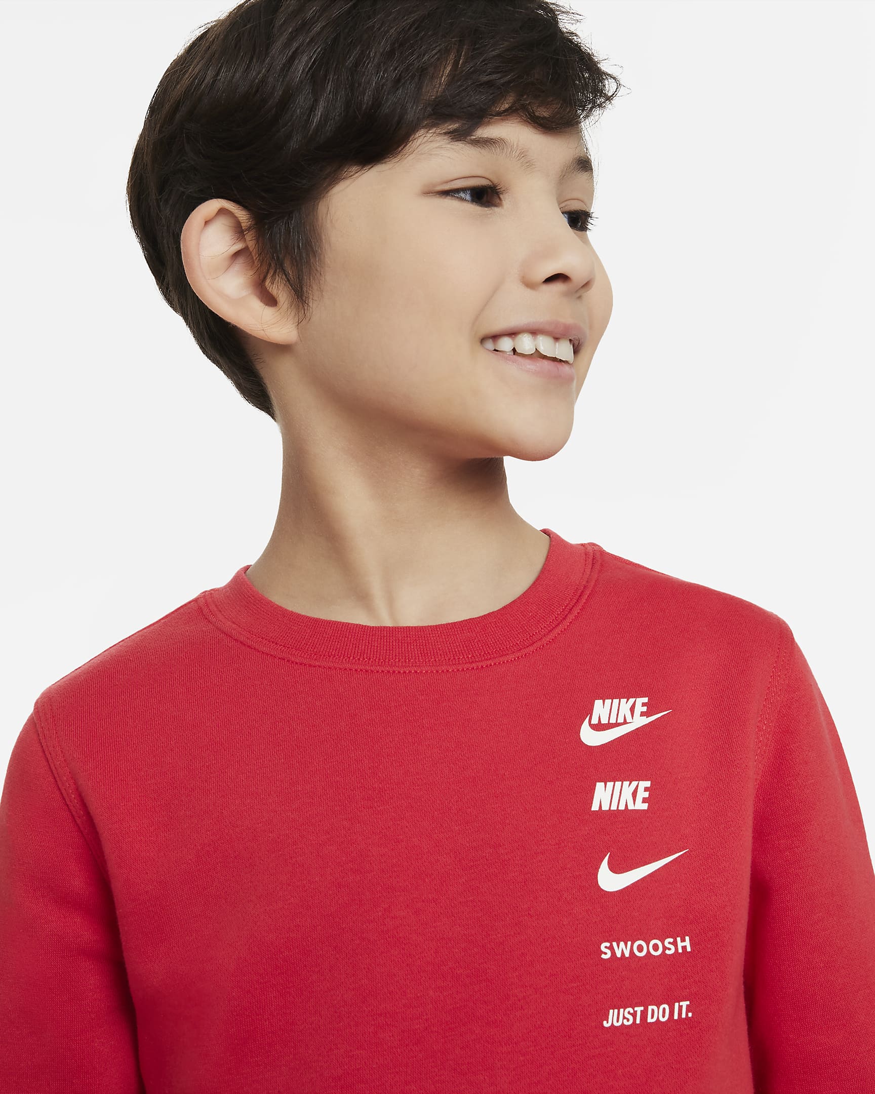 Sweat en tissu Fleece à col rasducou Nike Sportswear Standard Issue