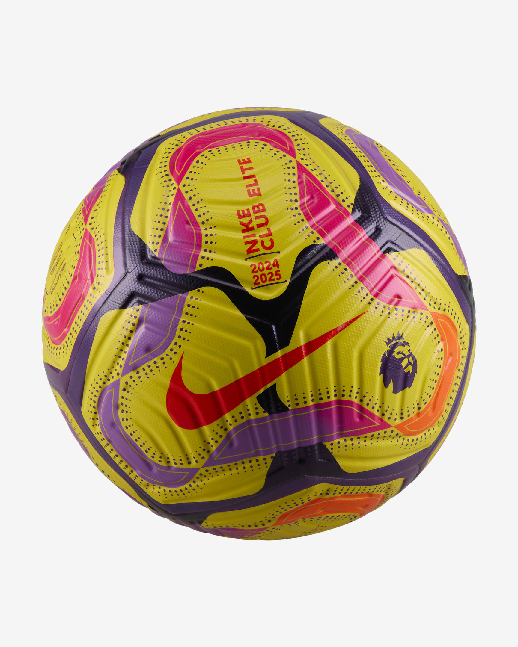 Premier League Club Elite Nike Football - Yellow/Disco Purple/Fierce Pink/Bright Crimson