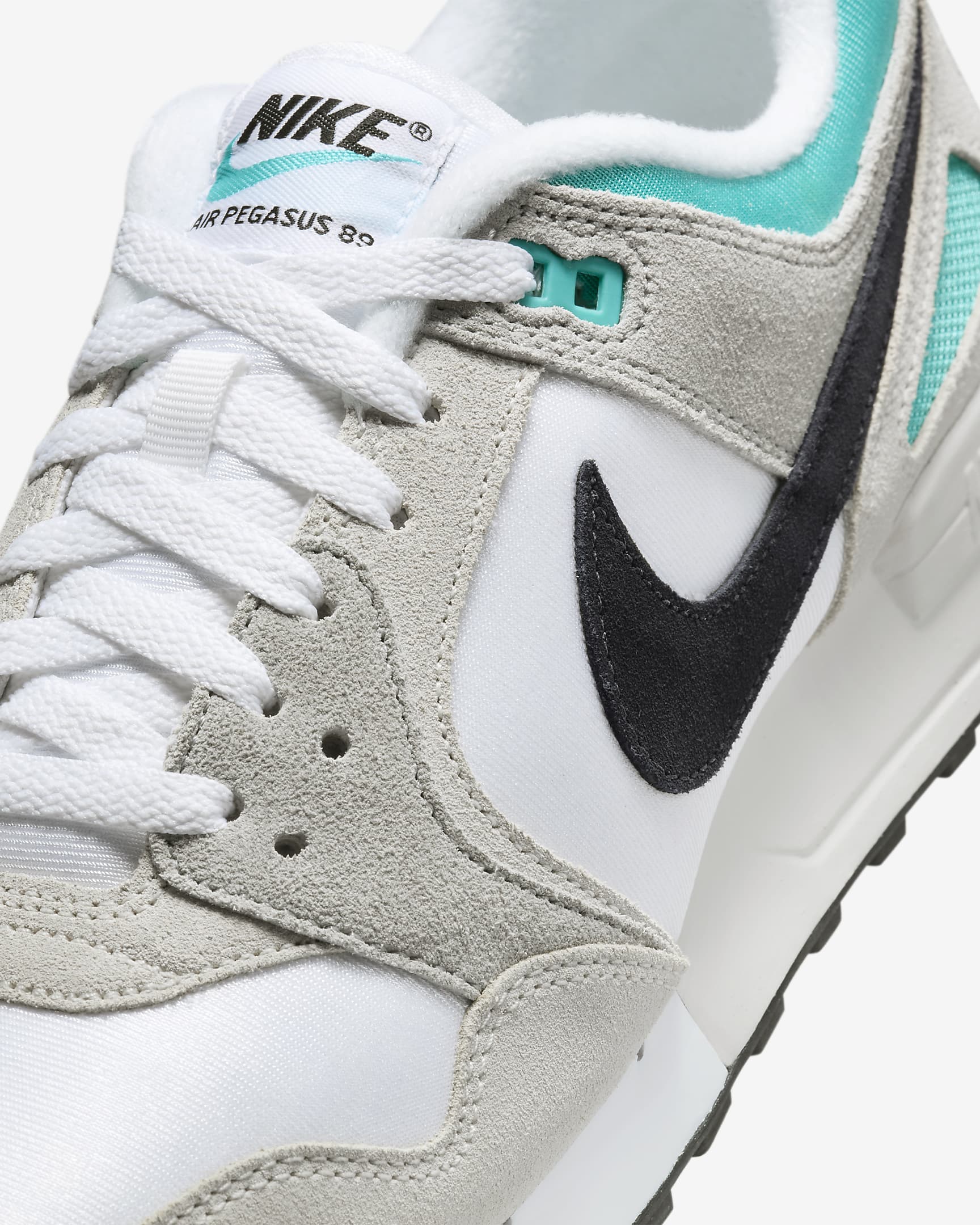 Nike Air Pegasus '89 Men's Shoes - White/Platinum Tint/Dusty Cactus/Black