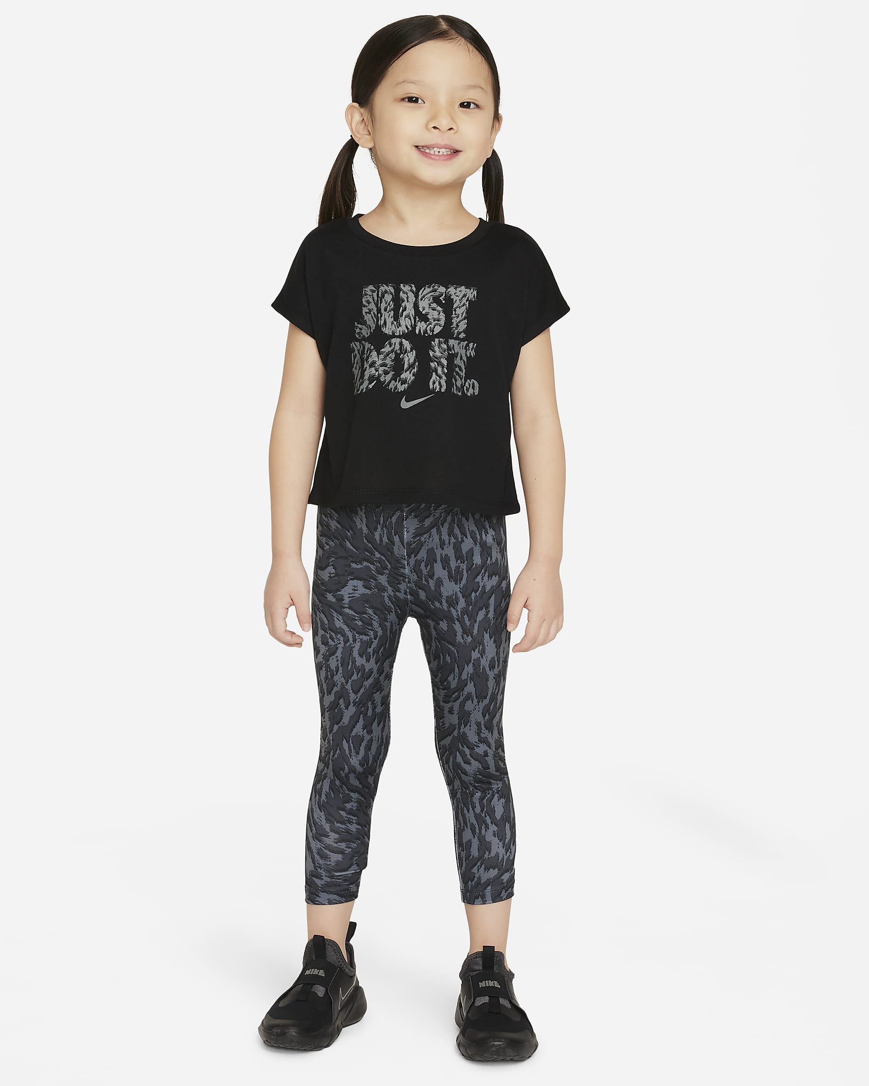 Nike Dri-FIT Toddler 2-Piece Leggings Set - Smoke Grey