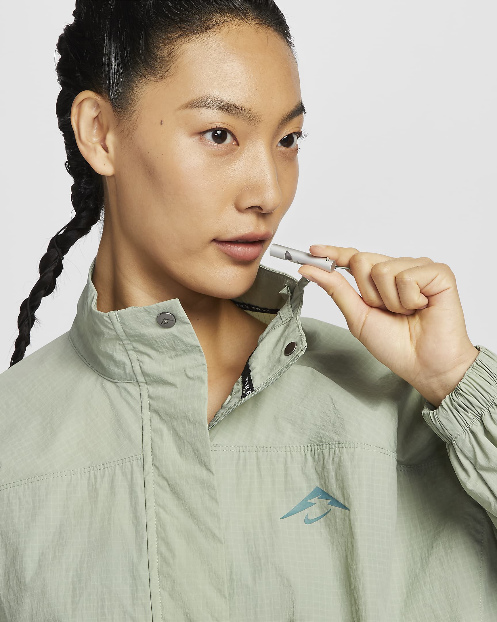 Nike Trail Women's Repel UV Running Jacket - Jade Horizon/Bicoastal