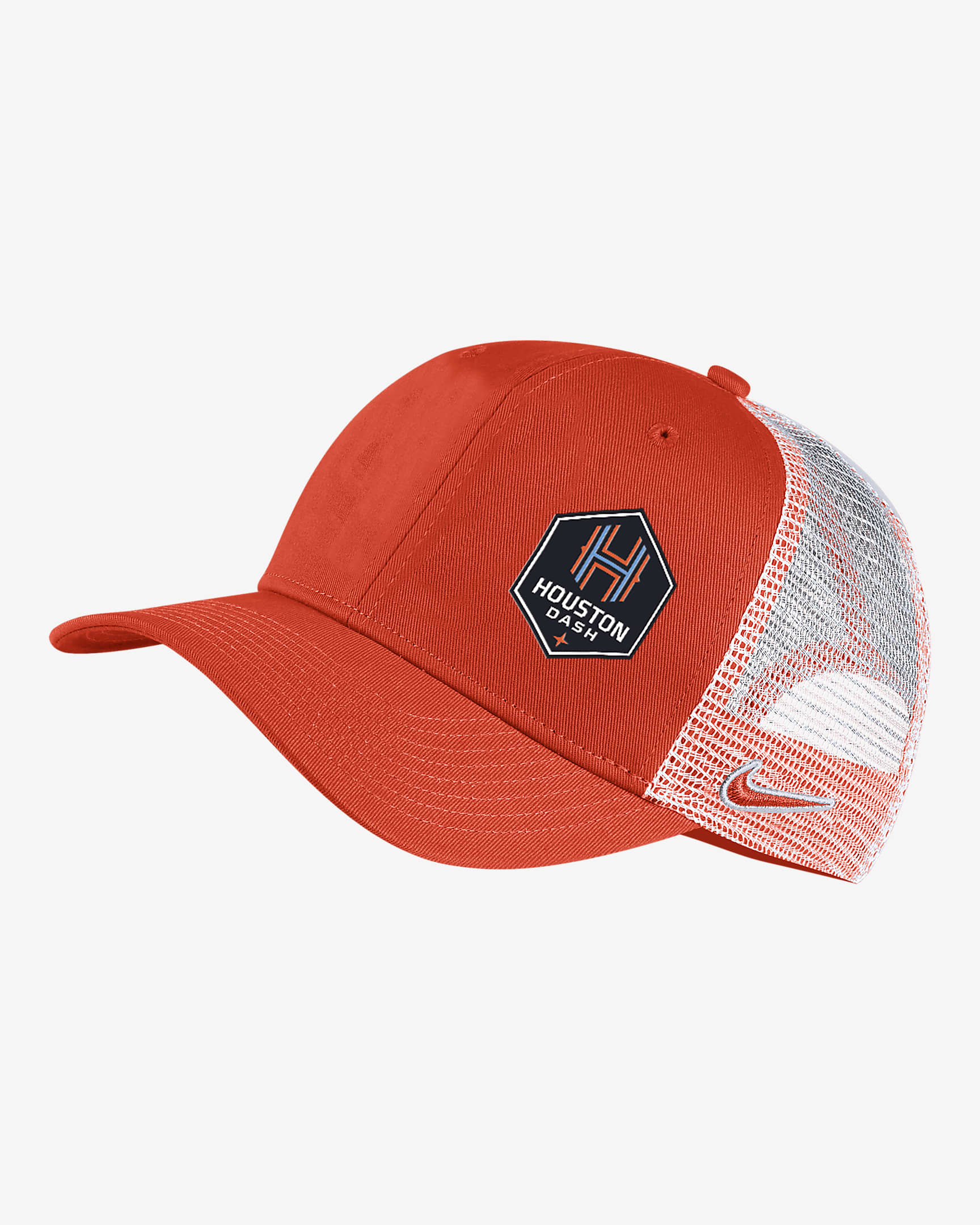 Houston Dash Classic99 Nike Soccer Trucker Hat - Team Orange