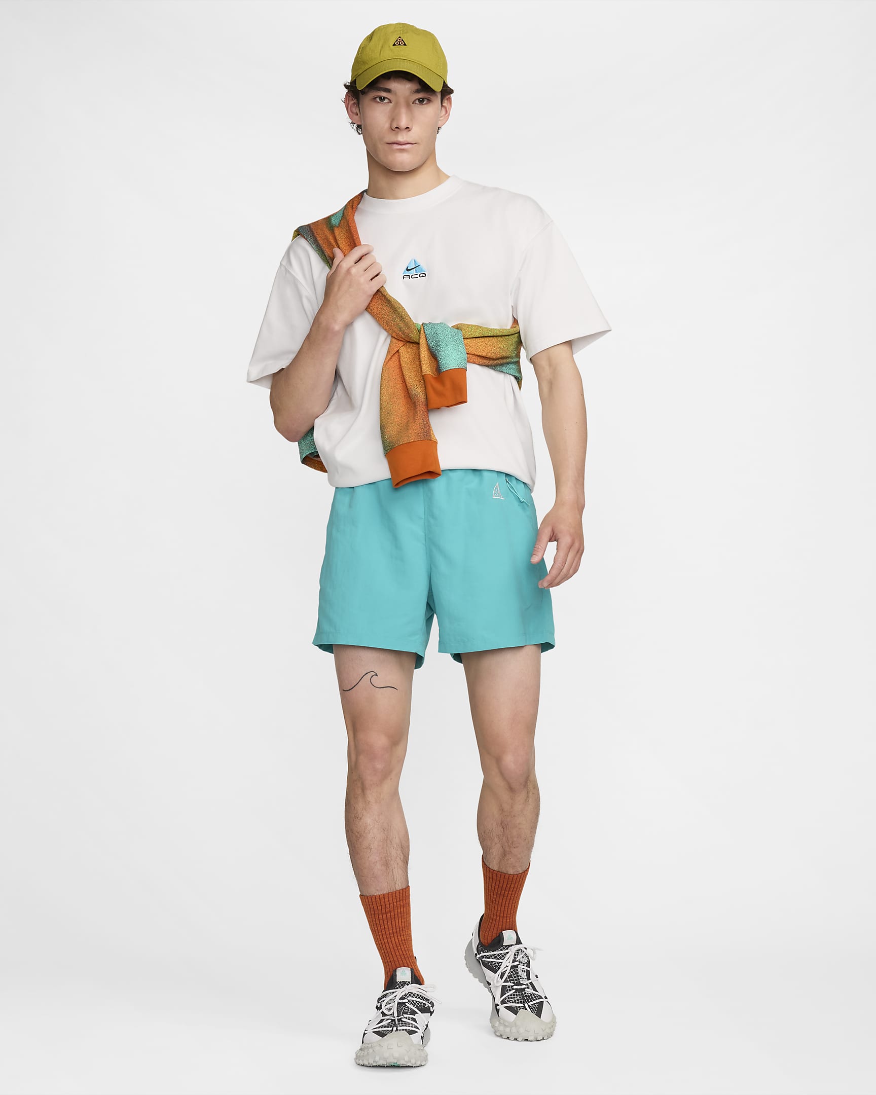 Nike ACG "Reservoir Goat" Men's Shorts - Dusty Cactus/Summit White