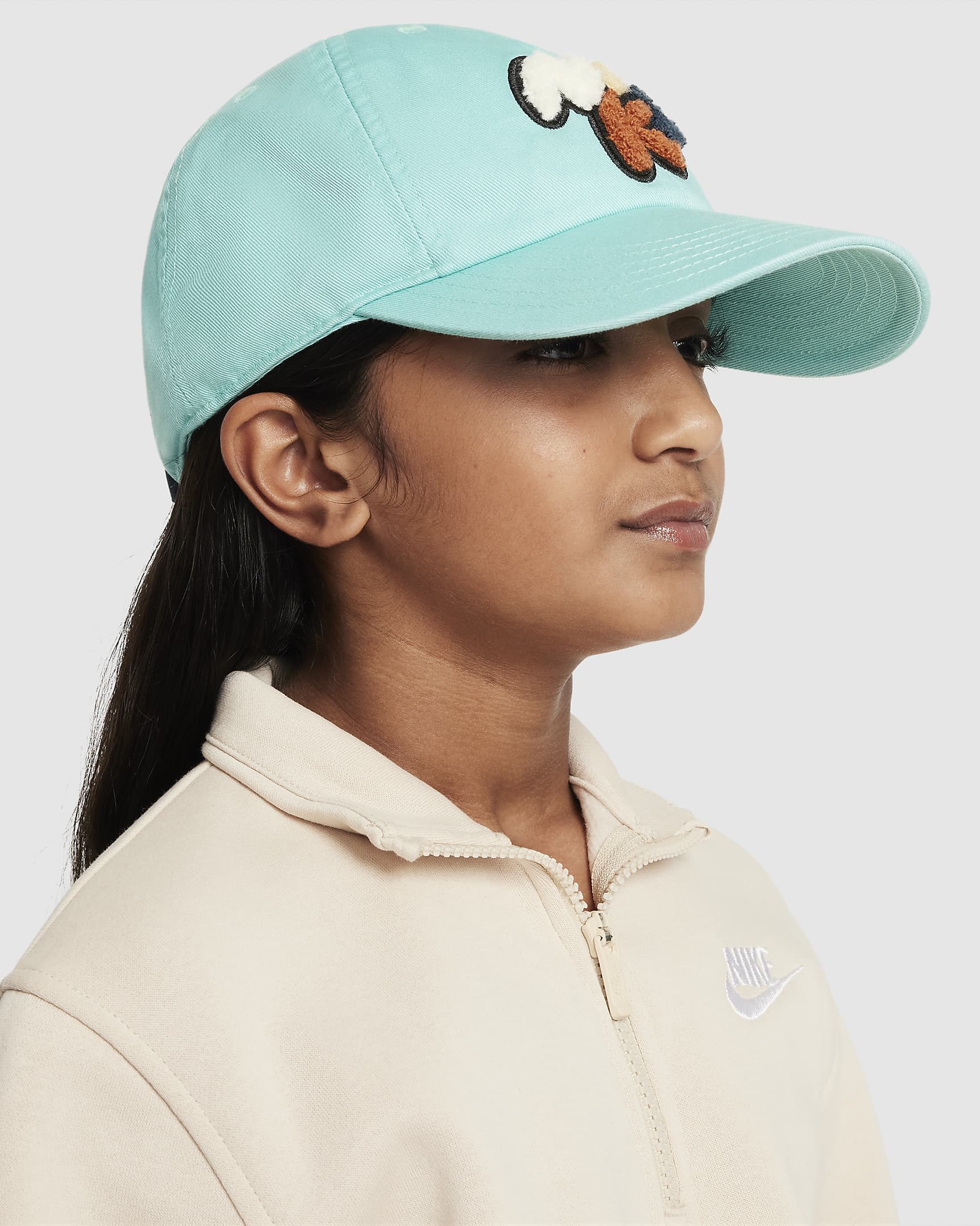 Nike Club Cap für ältere Kinder - Emerald Rise/Armory Navy