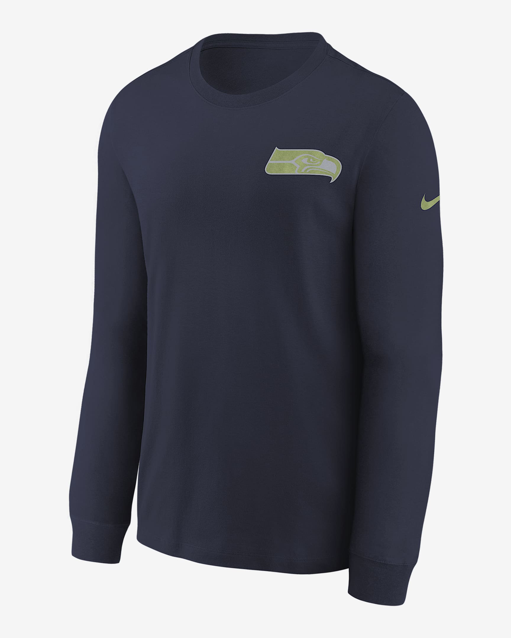 Playera de manga larga Nike de la NFL para niños talla grande Seattle Seahawks Rivalry - Gris