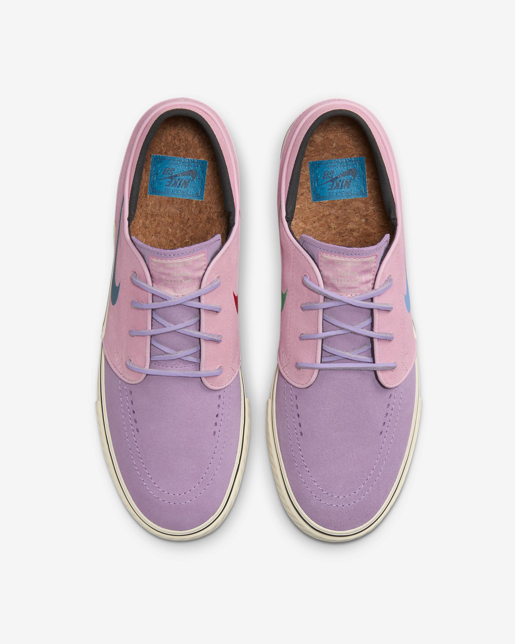 Tenis Nike SB Zoom Janoski OG+ - Lila/Rosa suave medio/Leche de coco/Aguamarina ruido