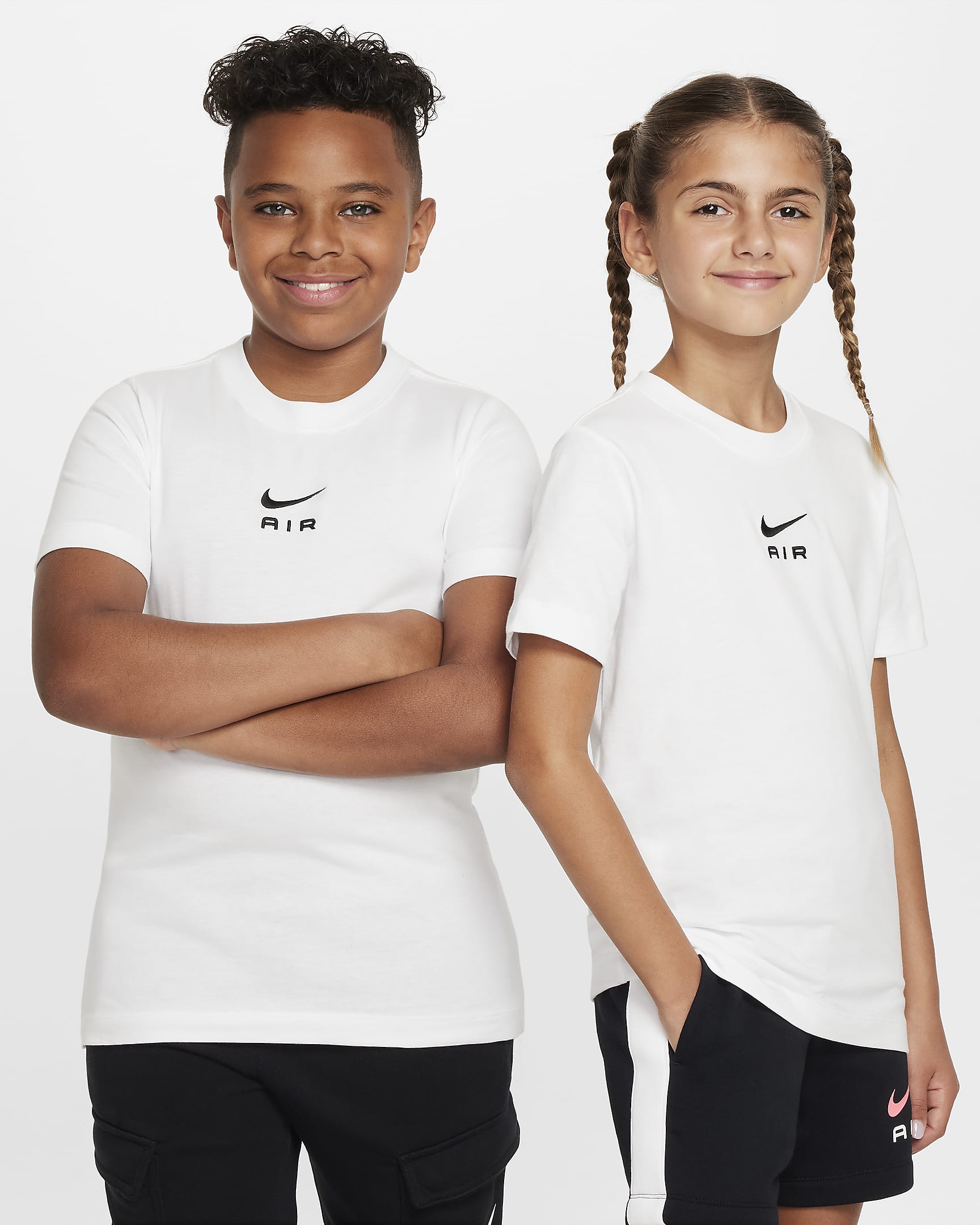 T-shirt Nike Air pour ado - Blanc