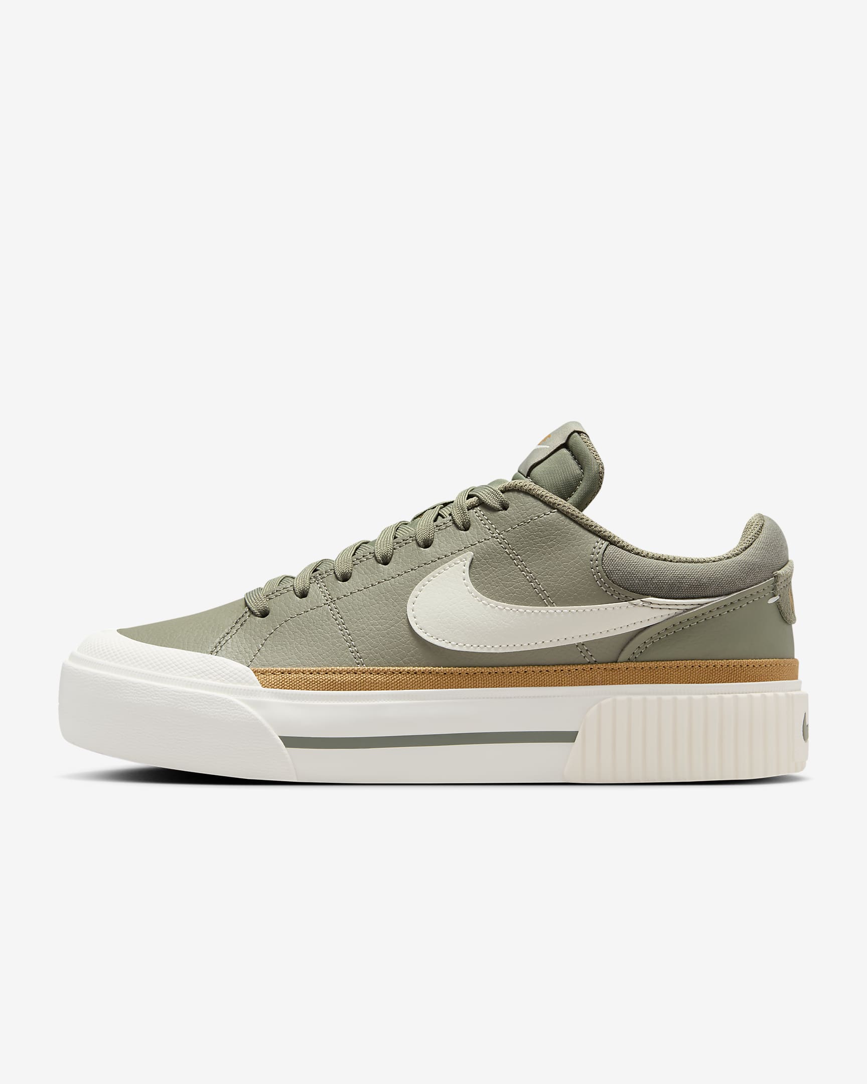 Nike Court Legacy Lift Women's Shoes - Light Army/Flax/Dark Stucco/Sail