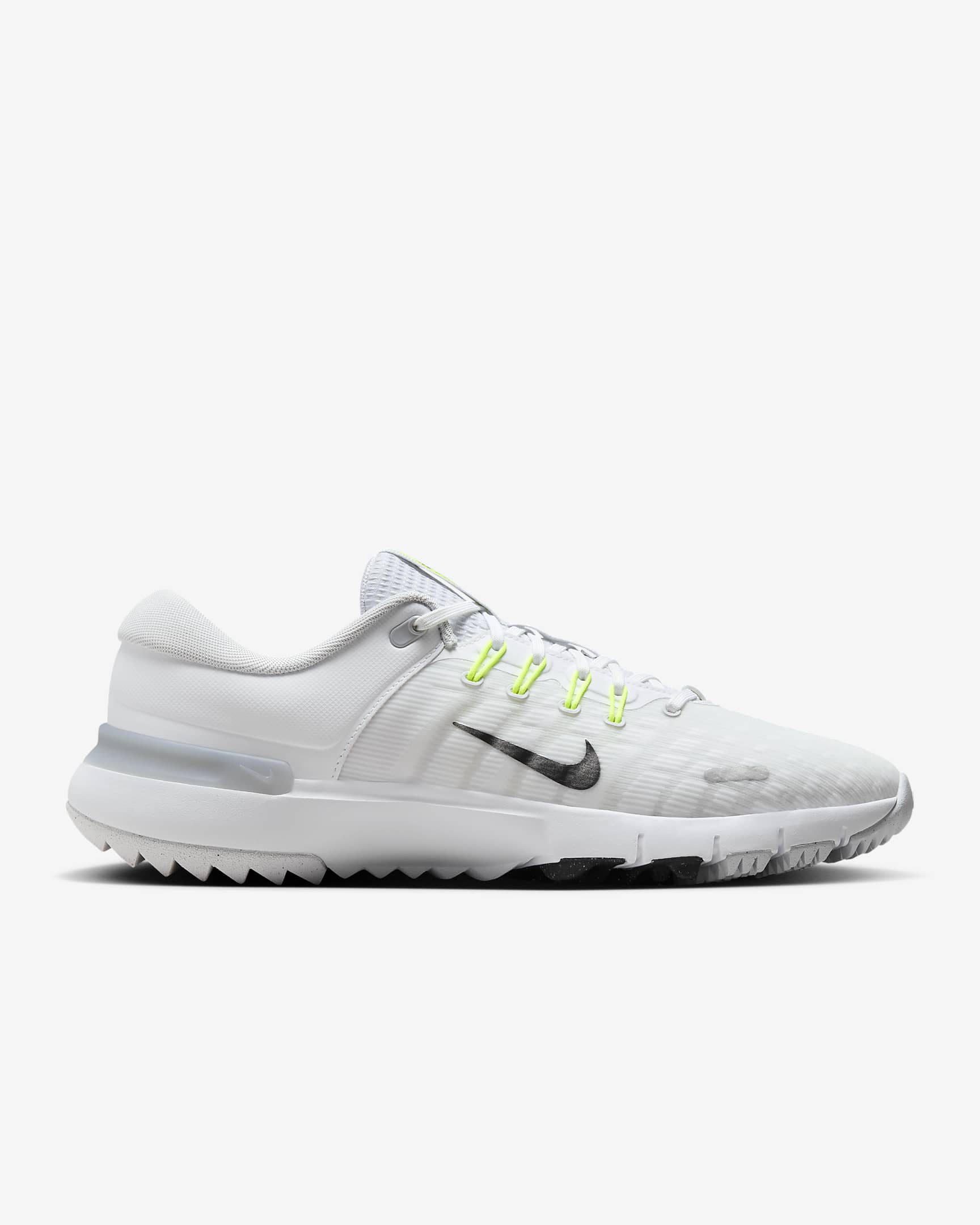 Nike Free Golf NN 高爾夫鞋 (寬) - 白色/Pure Platinum/Wolf Grey/黑色