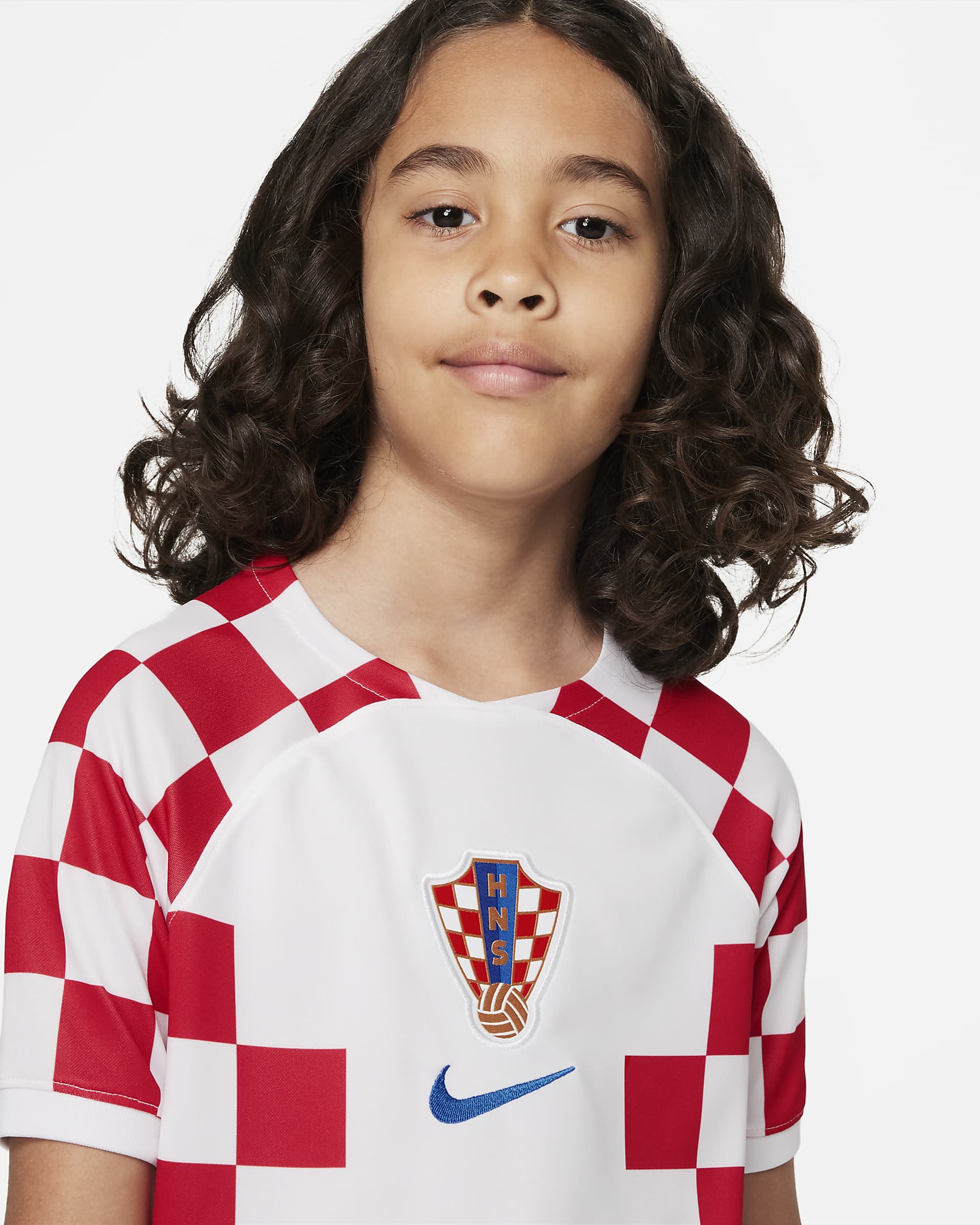 Croatia 2022/23 Stadium Home Older Kids' Nike Dri-FIT Football Shirt ...