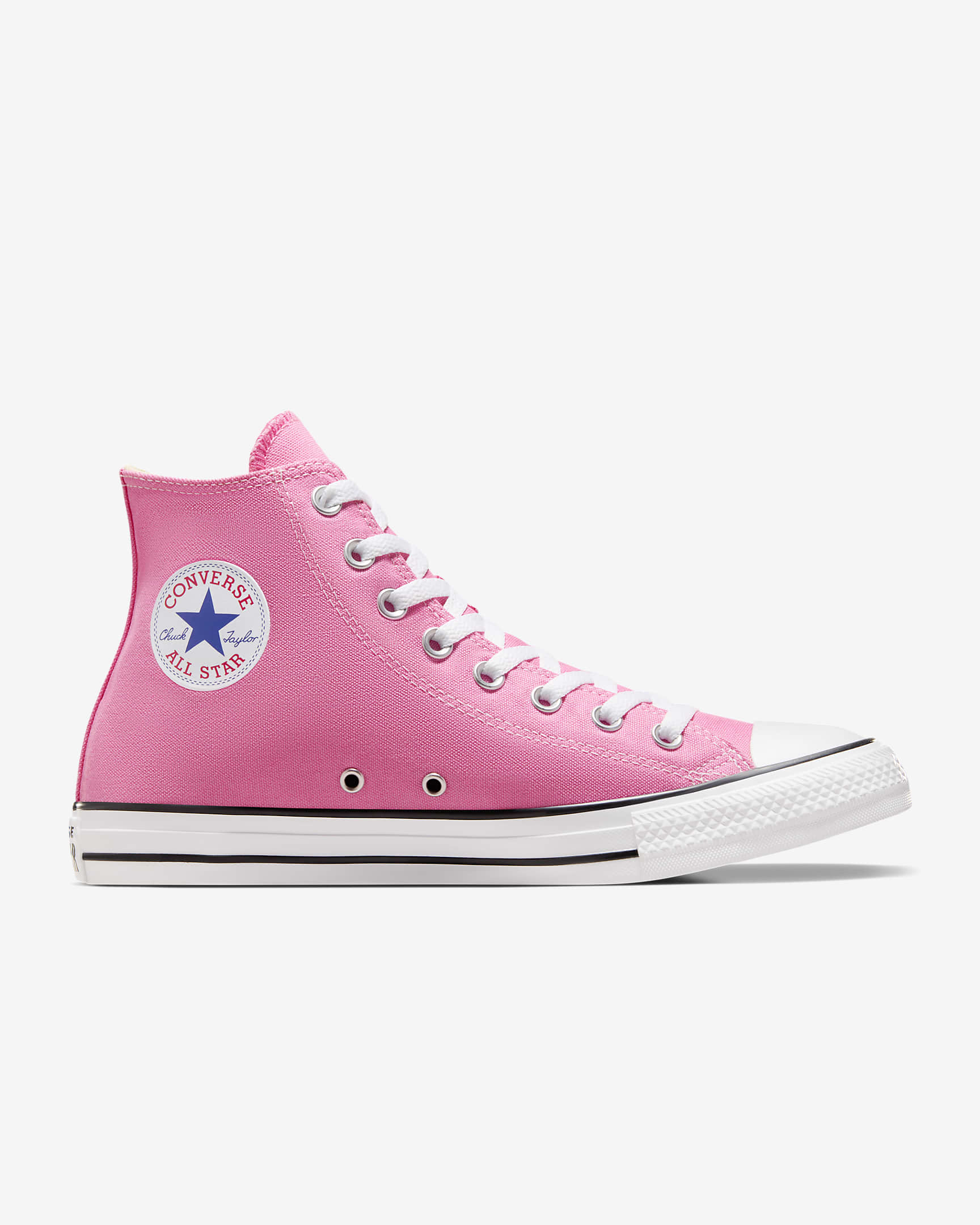 Tenis unisex de perfil alto Converse Chuck Taylor All Star - Rosa