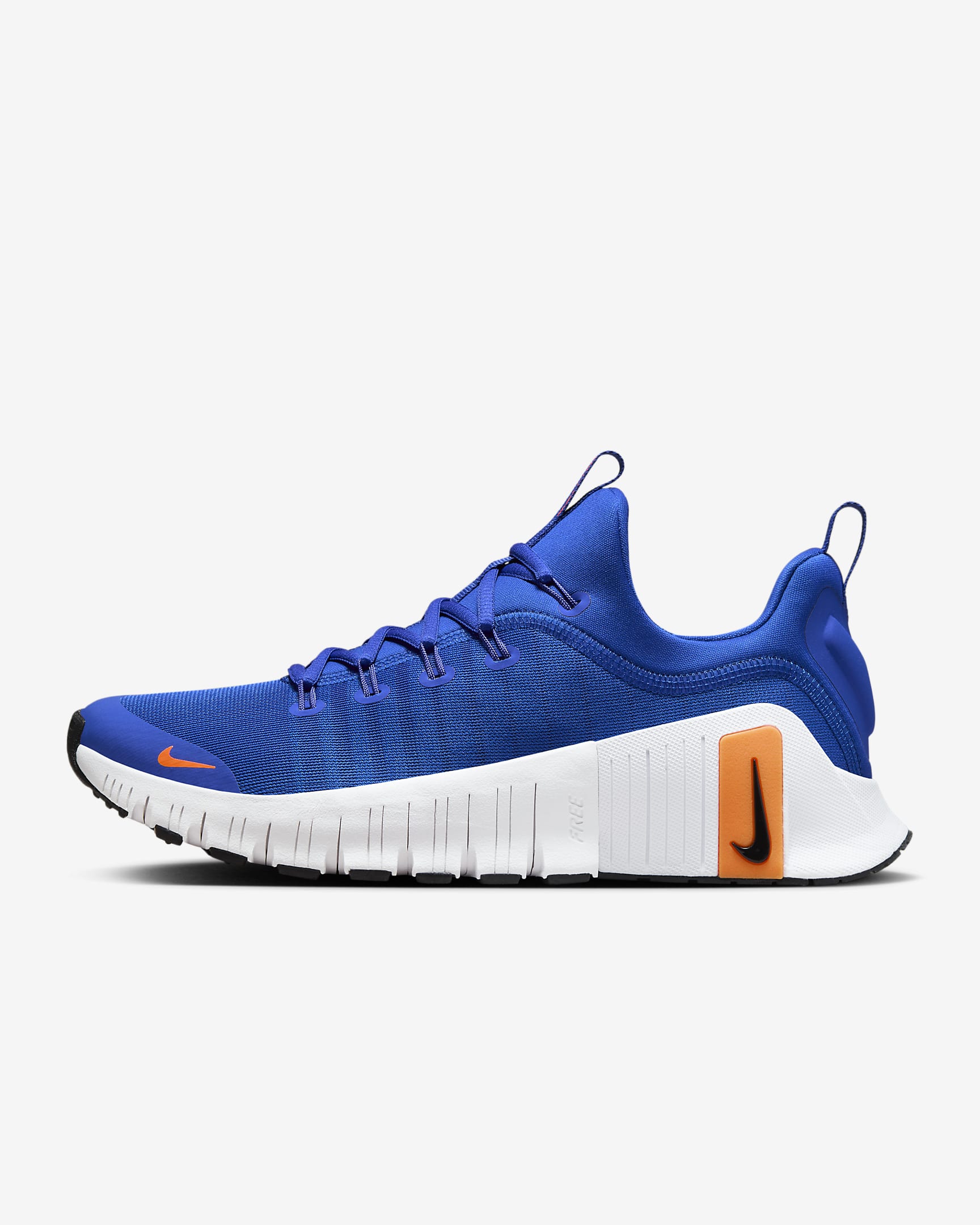 Chaussure d'entraînement Nike Free Metcon 6 pour femme - Racer Blue/Sail/Total Orange/Noir