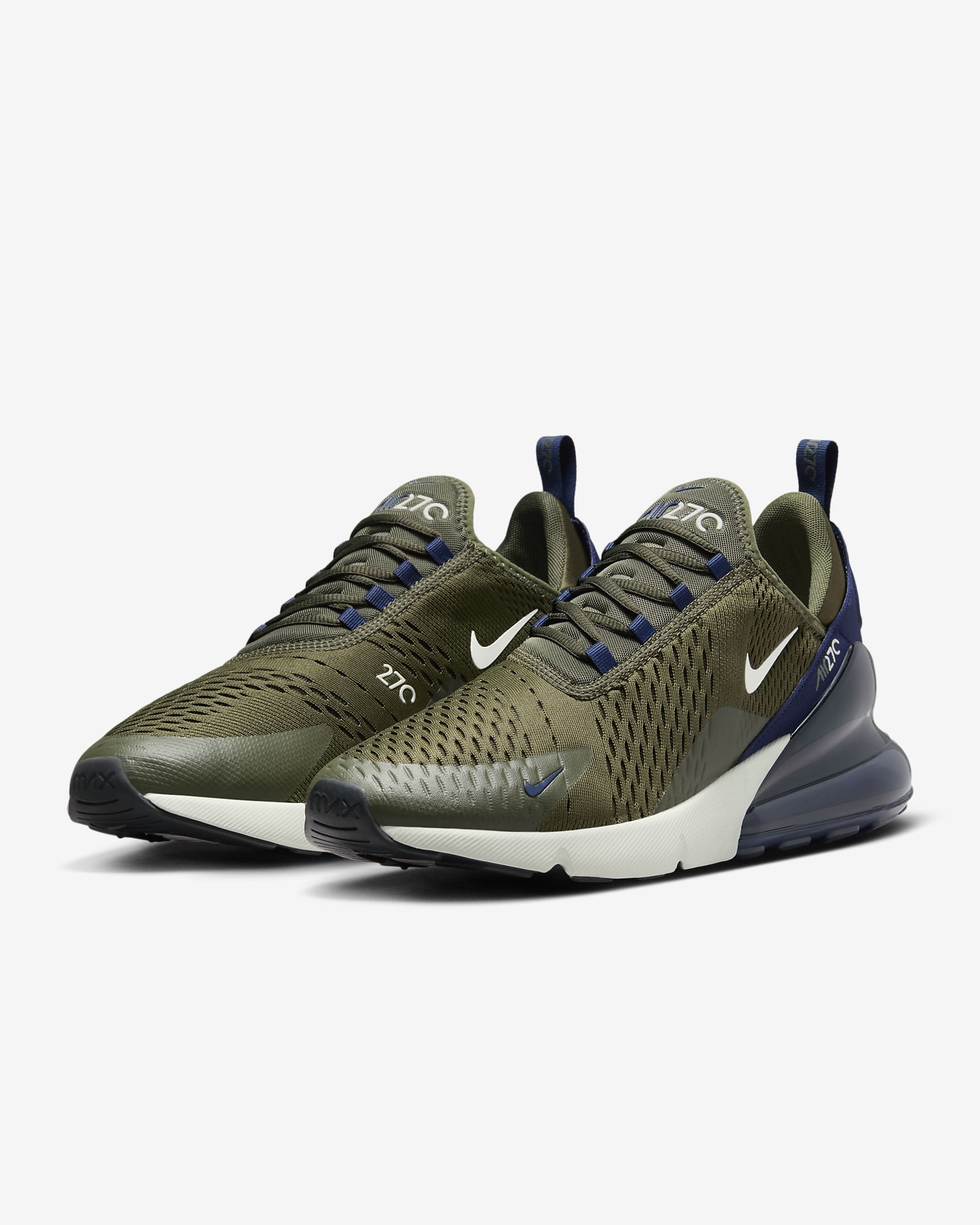 Nike Air Max 270 Men's Shoes - Cargo Khaki/Obsidian/Light Bone