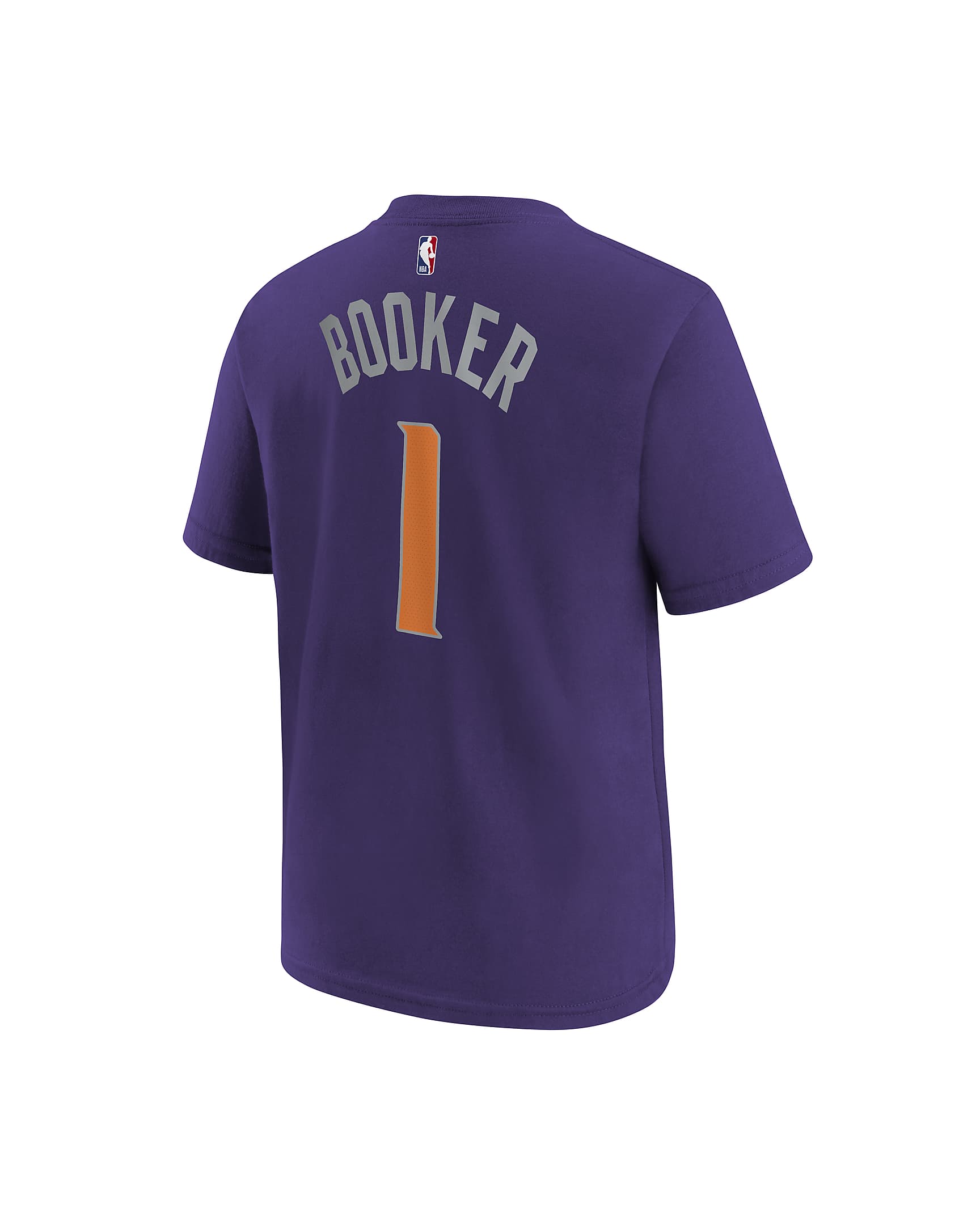 Playera Nike de la NBA para niños talla grande Devin Booker Phoenix Suns - Orquídea nuevo