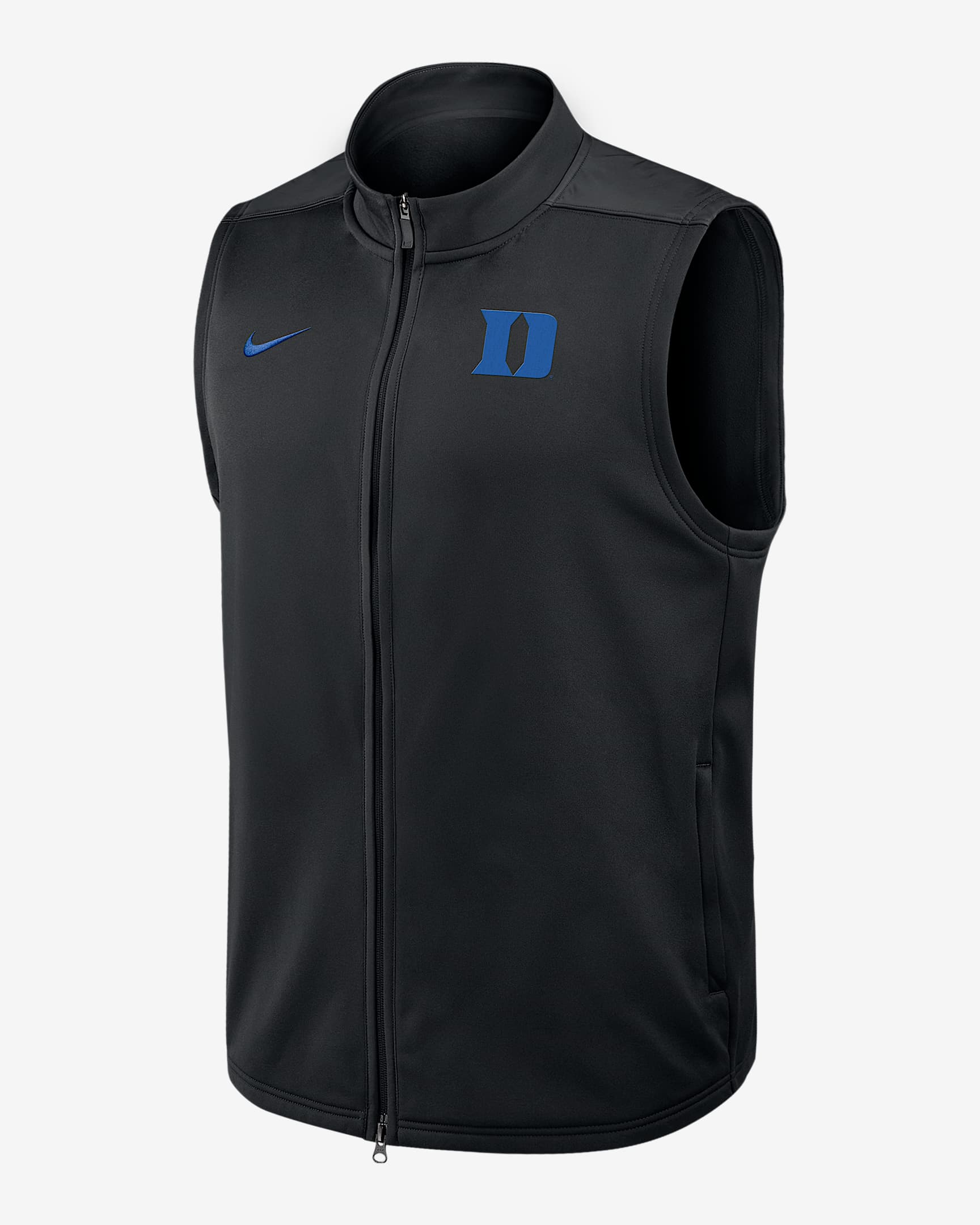 Duke Victory Men's Nike Therma-FIT College Full-Zip Vest - Black