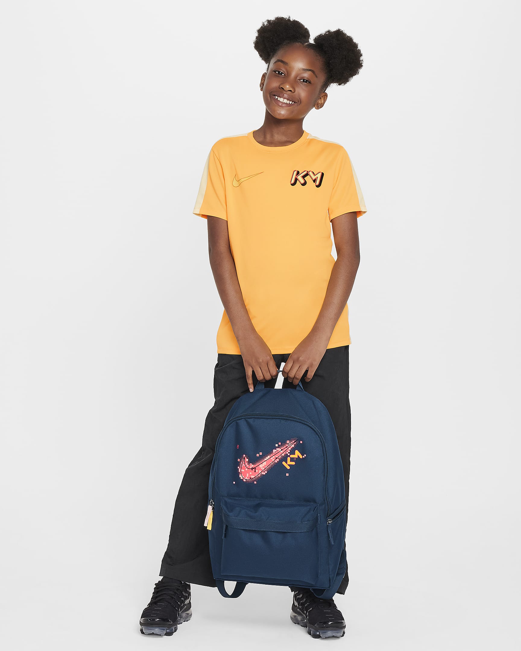 Kylian Mbappé Kinderrucksack (25 l) - Armory Navy/Armory Navy/Hyper Punch