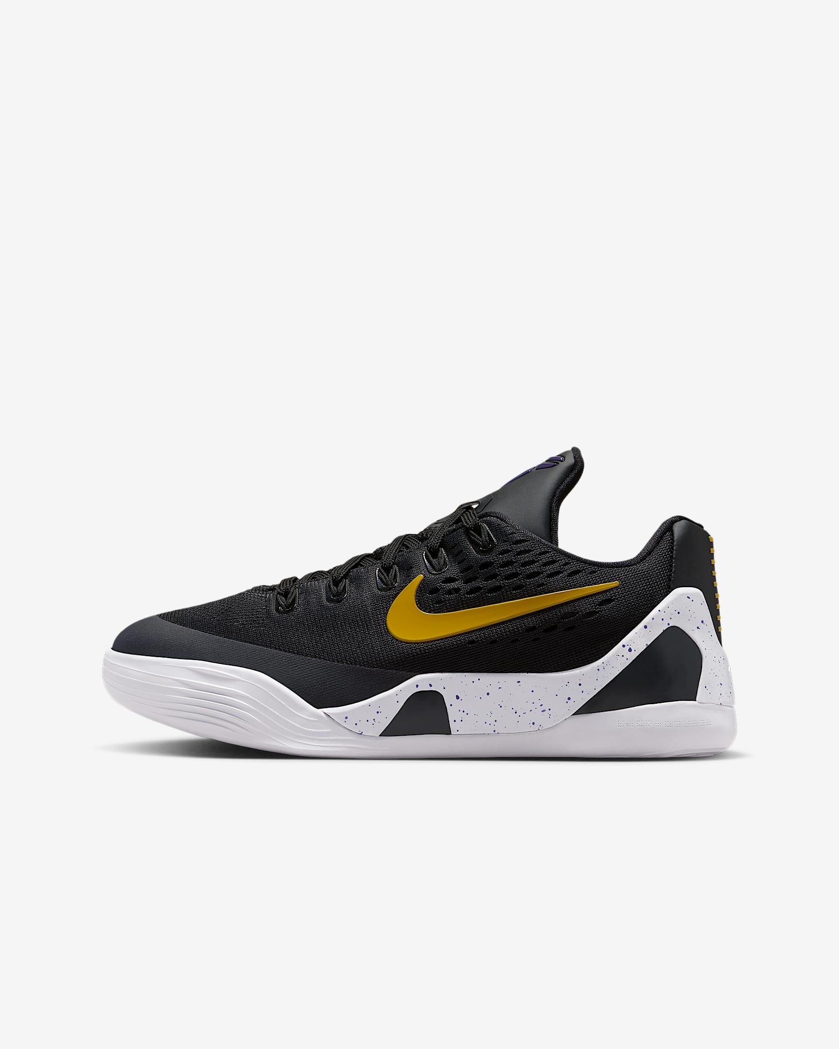 Kobe IX Big Kids' Basketball Shoes - Black/White/University Gold