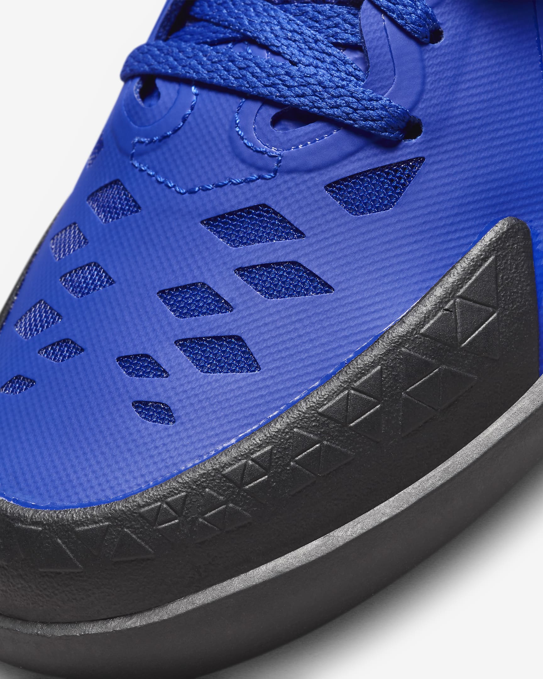 blue nike throwing shoes