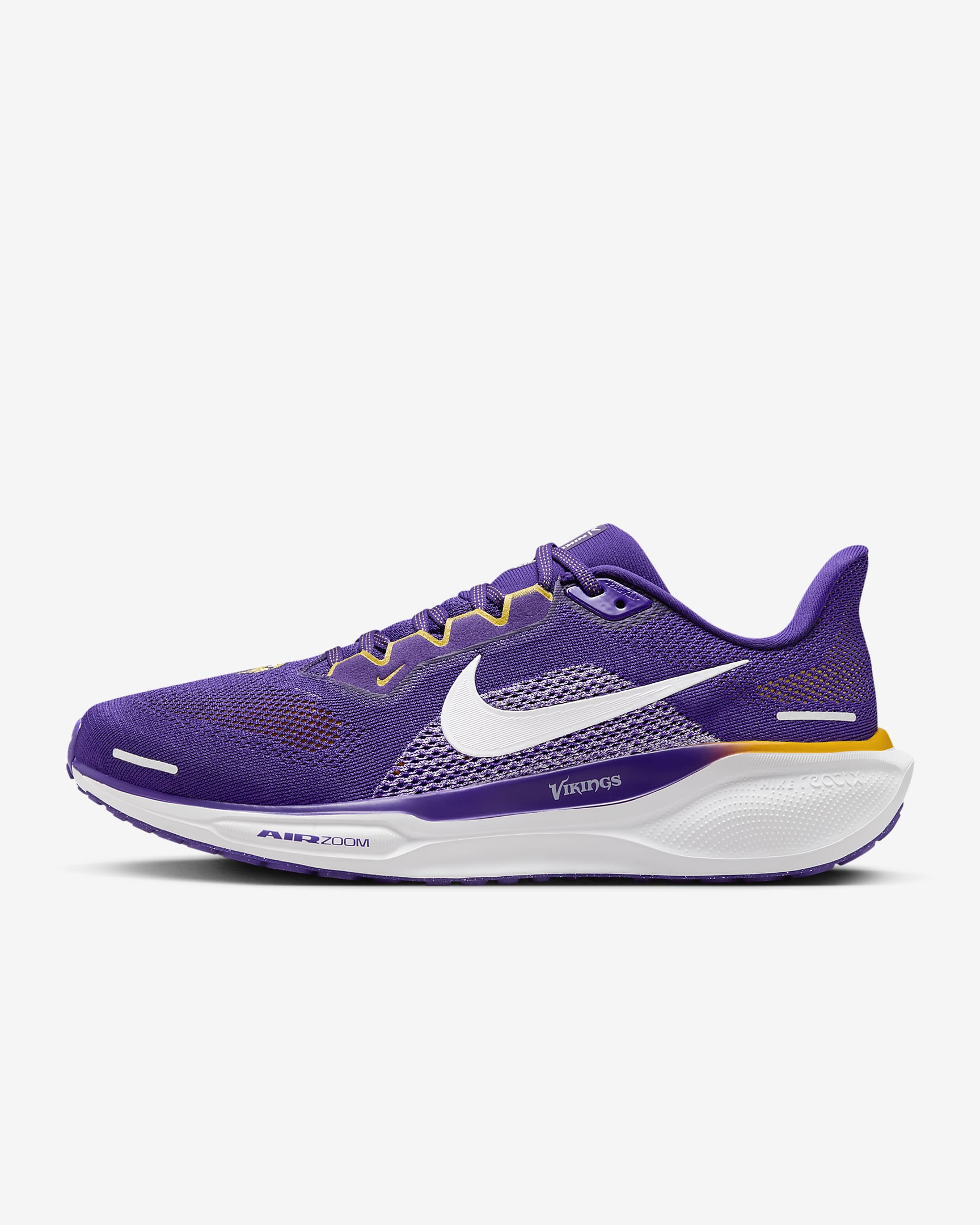 Tenis de correr en pavimento para hombre Nike Pegasus 41 NFL Minnesota Vikings - Morado cancha/Blanco/Oro/Blanco